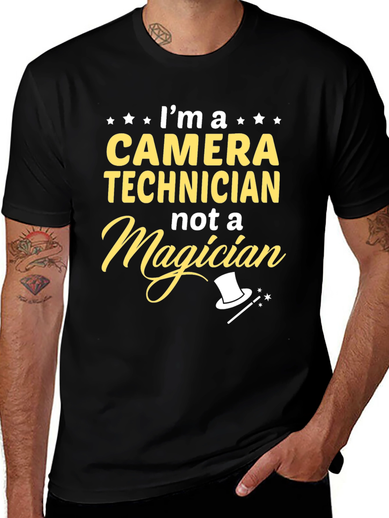 Variant 8 of Camera Technician Humor T-Shirt