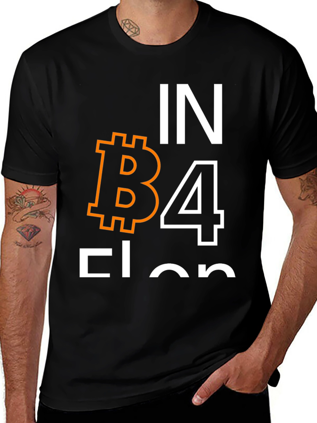 Variant 26 of Bitcoin B4 Elon Crypto T-Shirt
