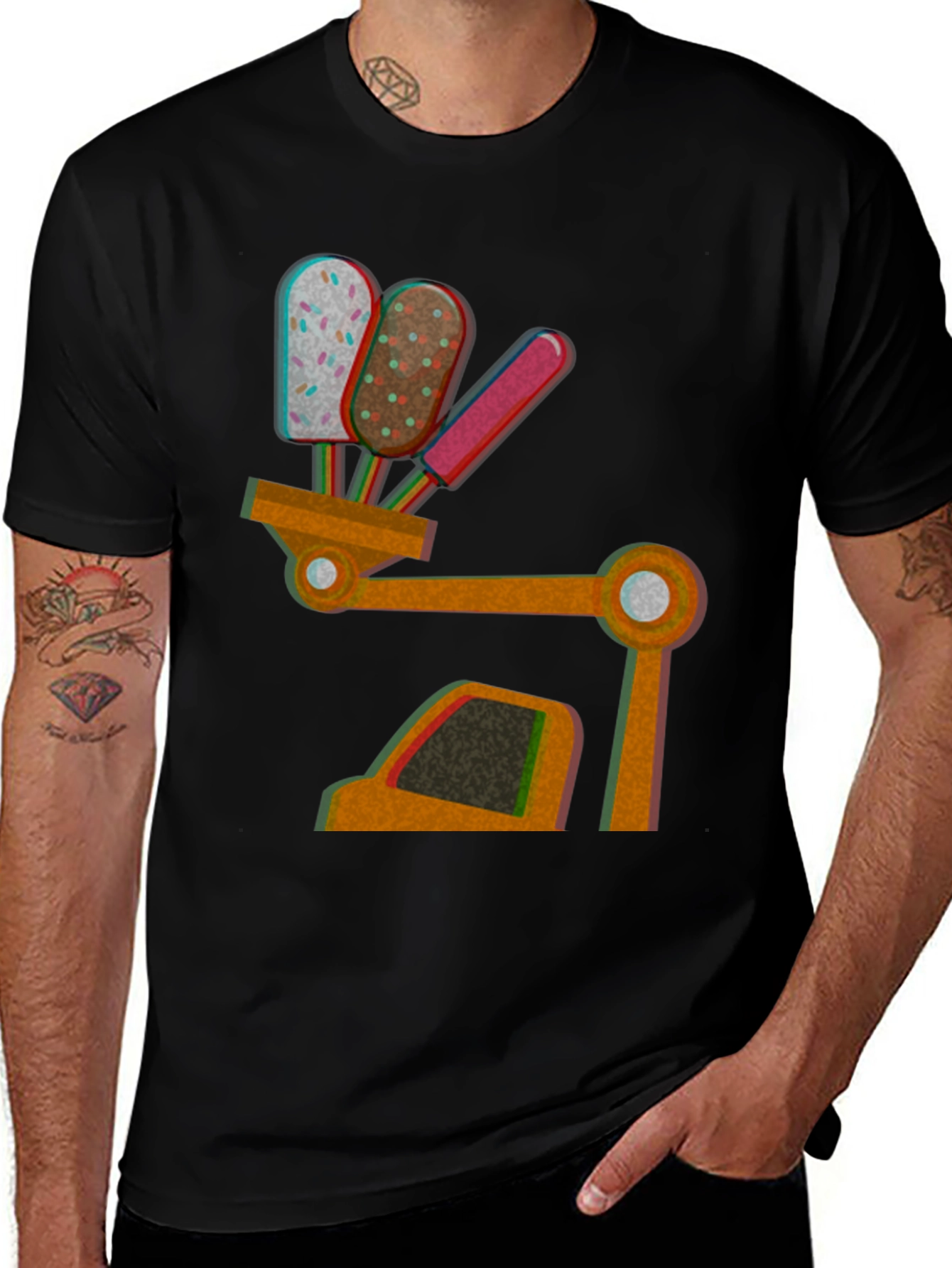 Variant 9 of Novelty Ice Cream Machine Graphic Tee