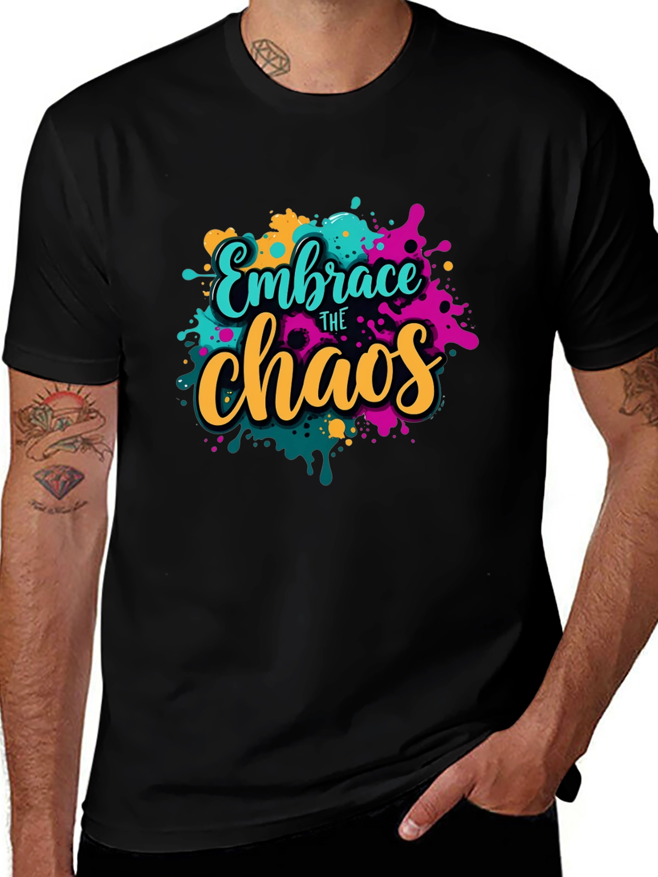 Variant 13 of Embrace the Chaos Graphic Tee