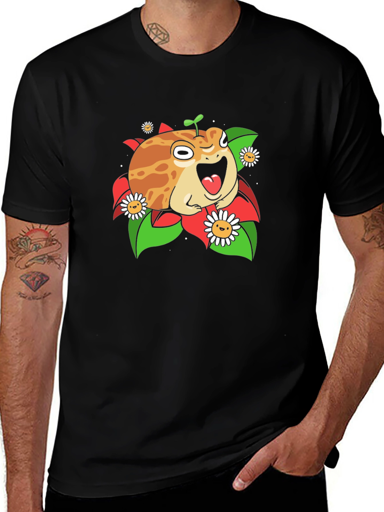 Variant 9 of Funny Frog Cartoon T-Shirt