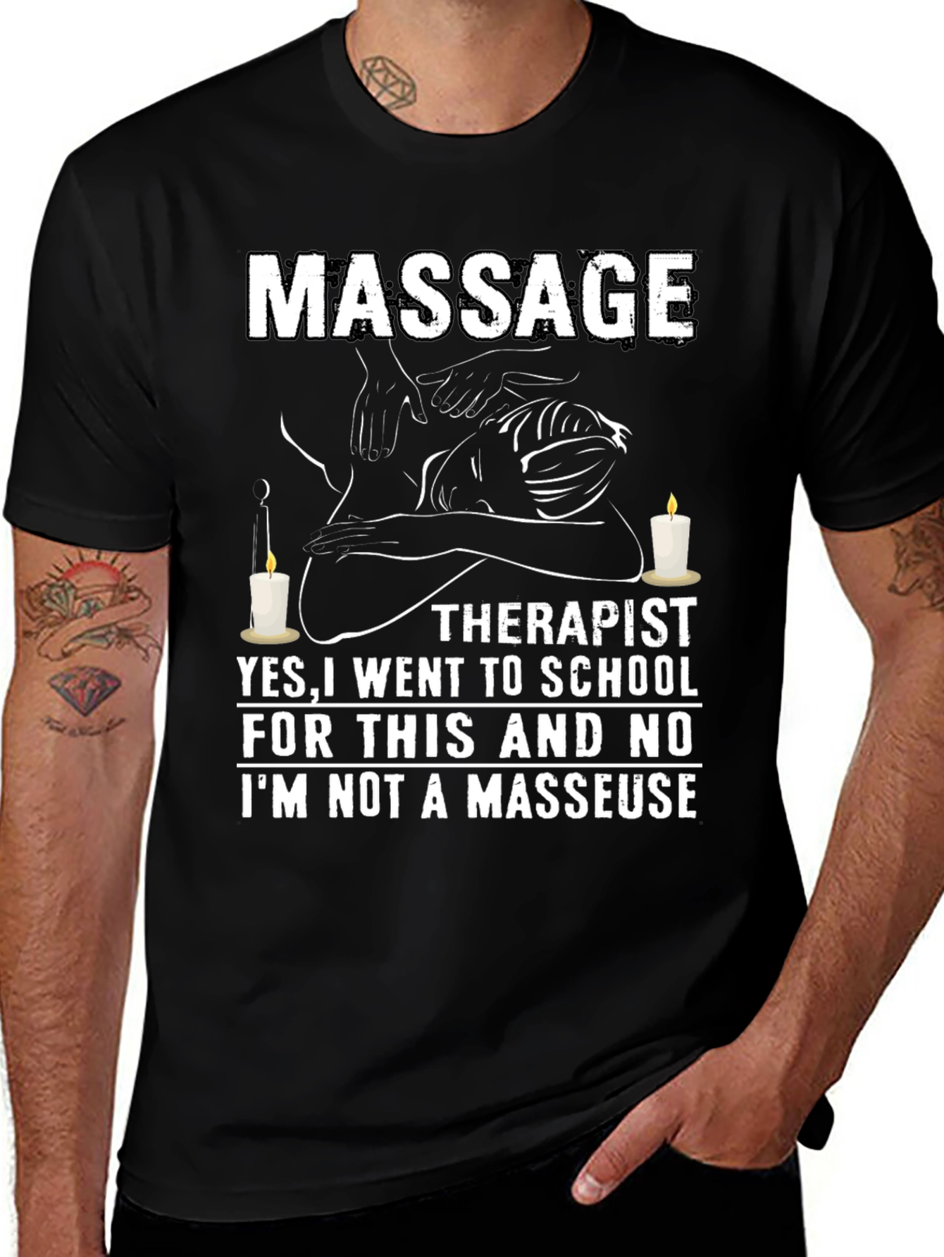 Massage Therapist T-Shirt - Funny Spa Gift