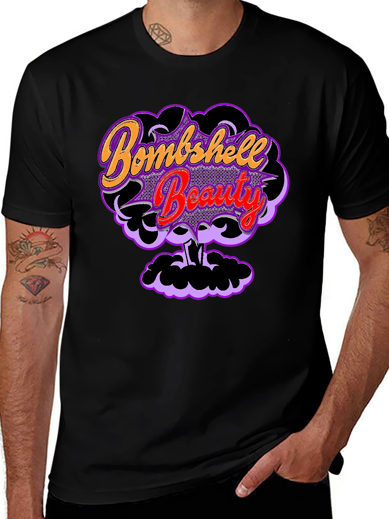 Variant 7 of Bombshell Beauty Graphic T-Shirt