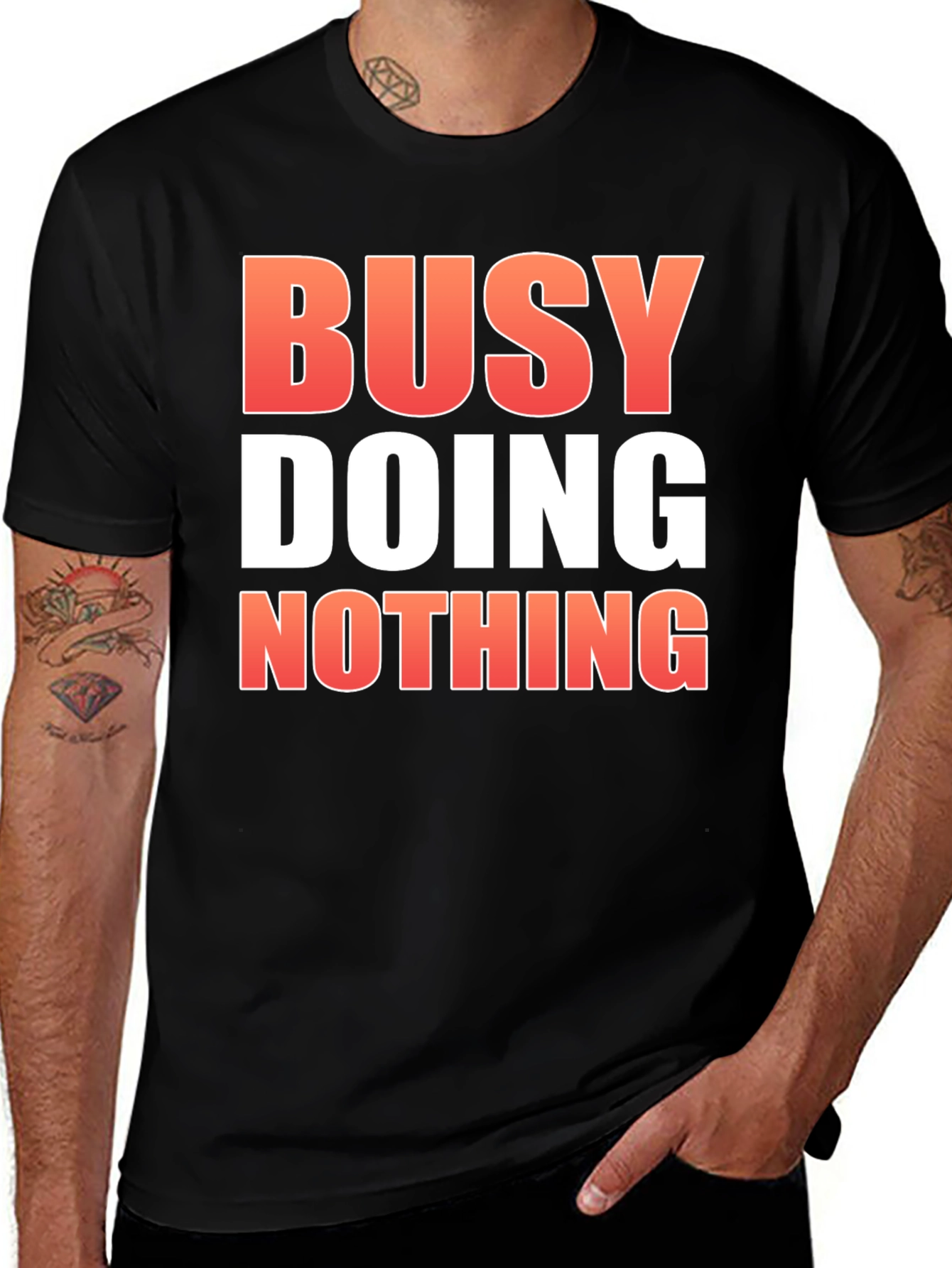 Variant 24 of Busy Doing Nothing Graphic Tee