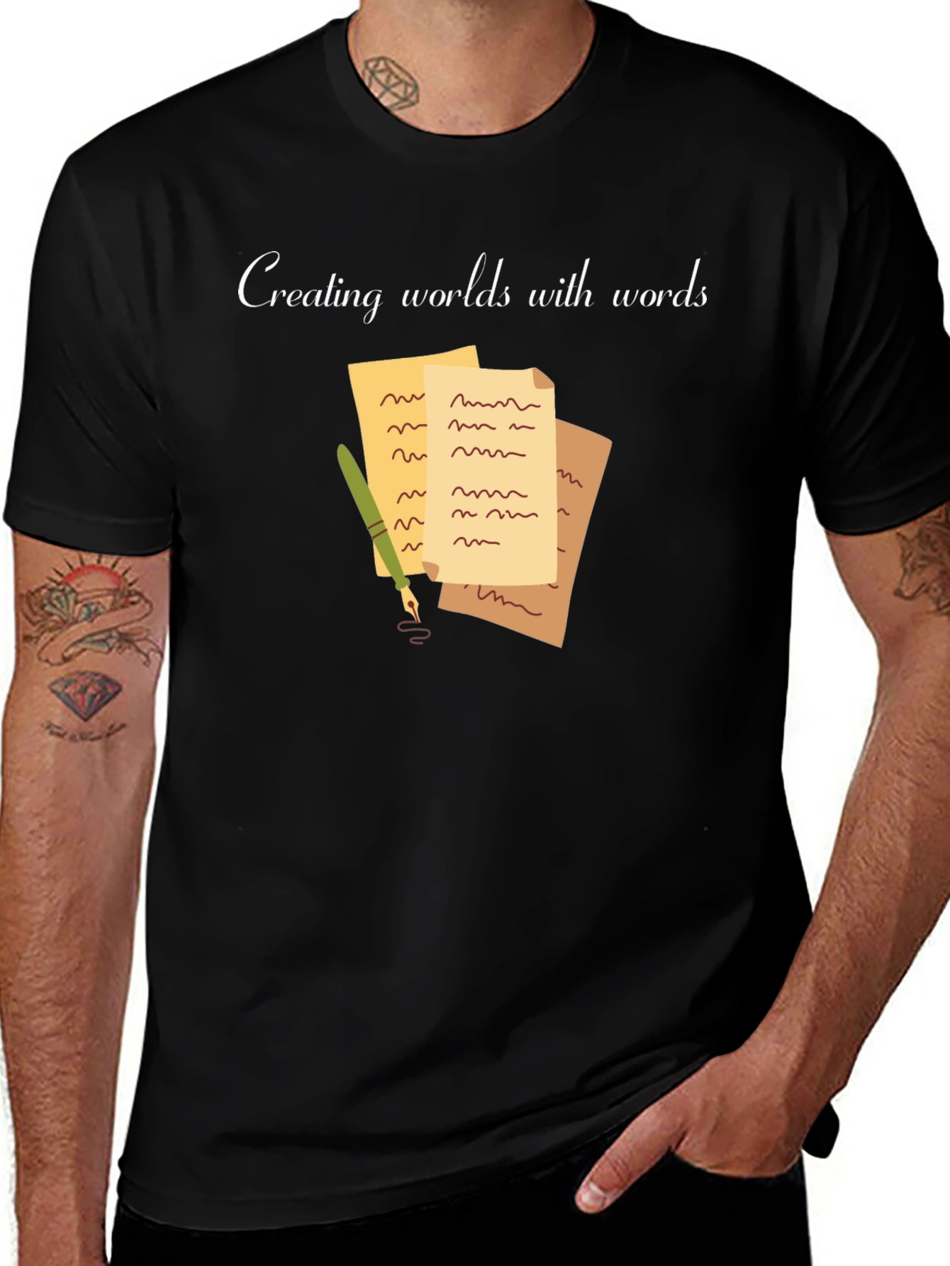 Variant 8 of Creating Worlds T-Shirt