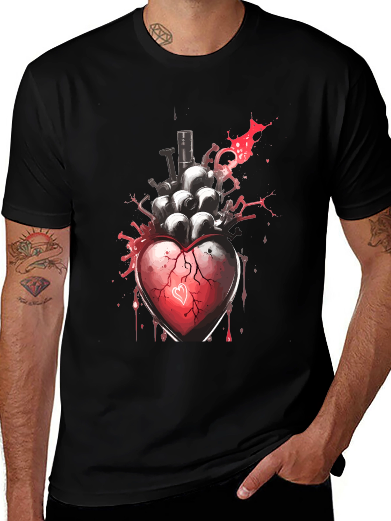 Variant 29 of Mechanical Heart Graphic Tee