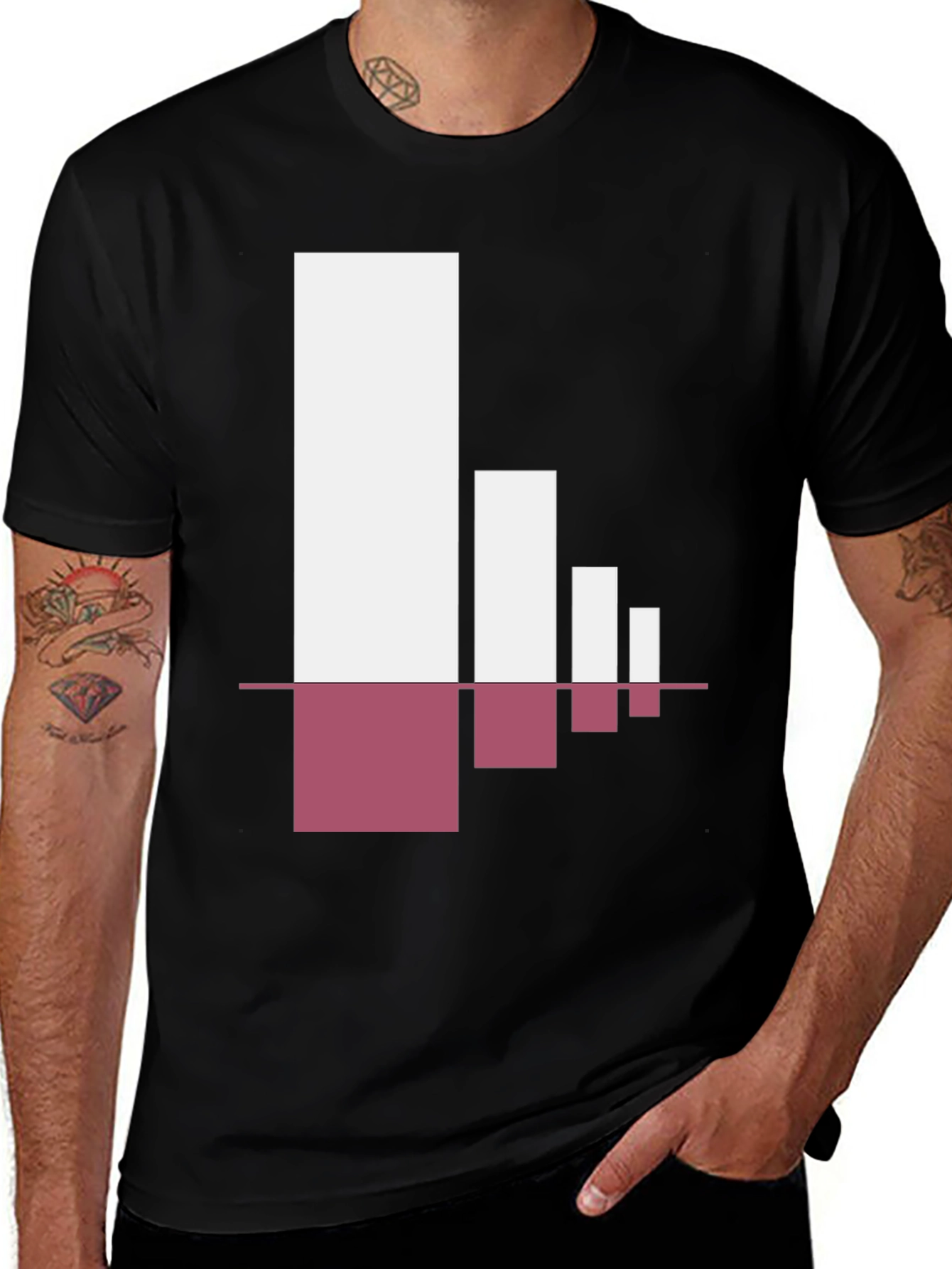 Variant 23 of Abstract Geometric Graphic T-Shirt