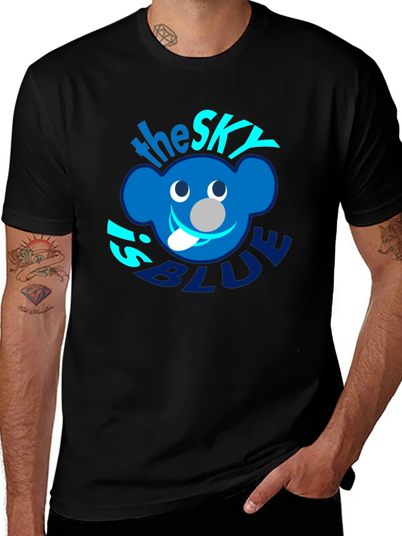 Variant 30 of The Sky Is Blue Graphic T-Shirt