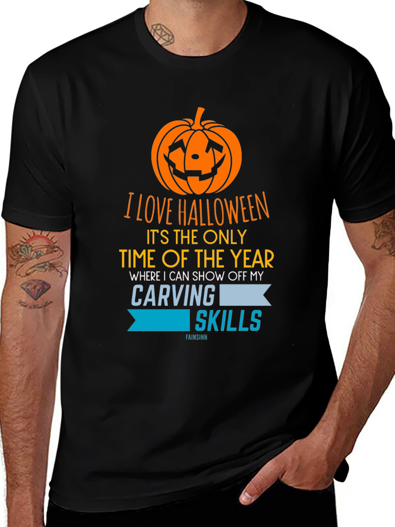 Halloween Carving Skills Graphic Tee