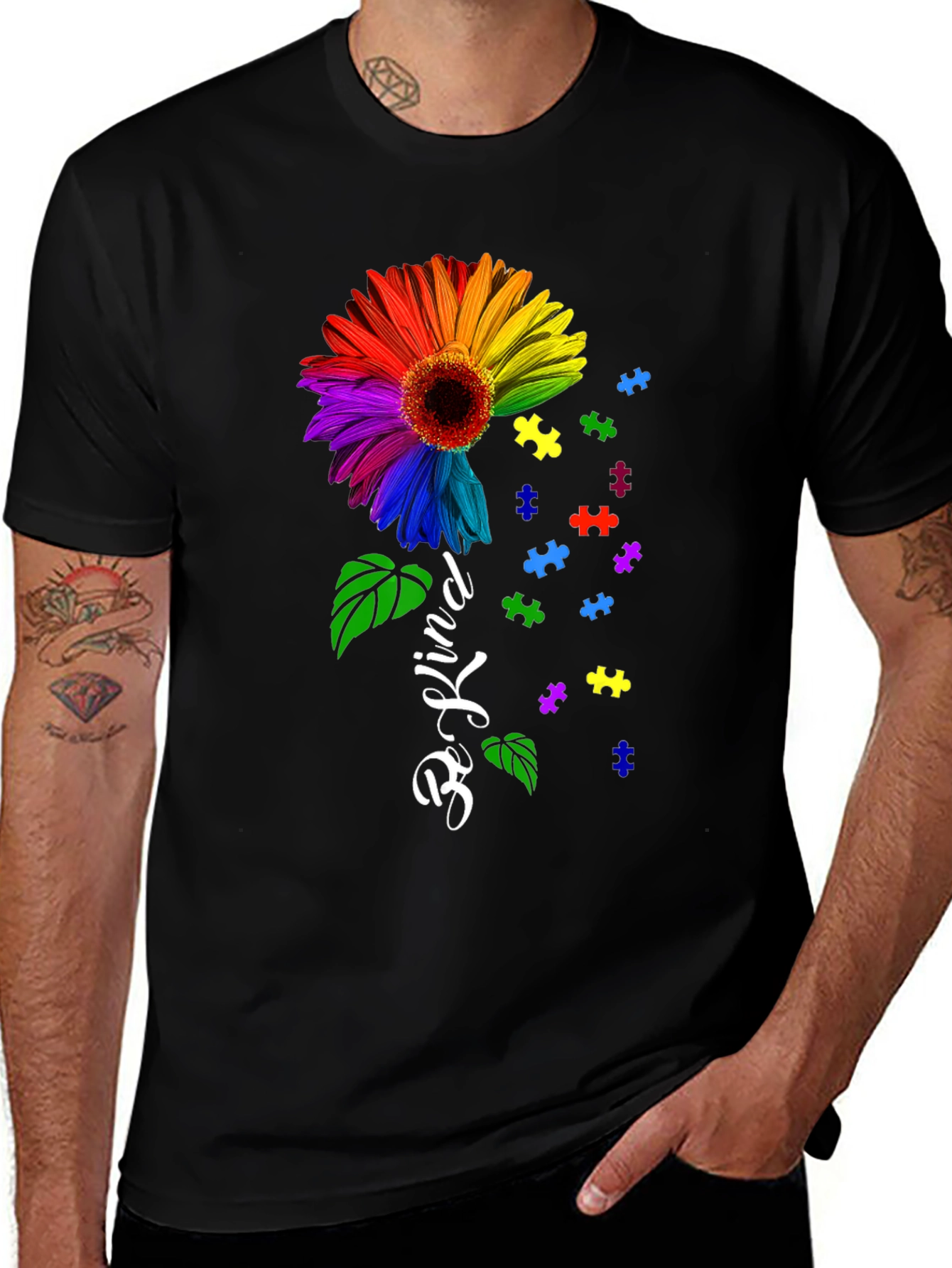 Variant 3 of Be Kind Autism Awareness T-Shirt