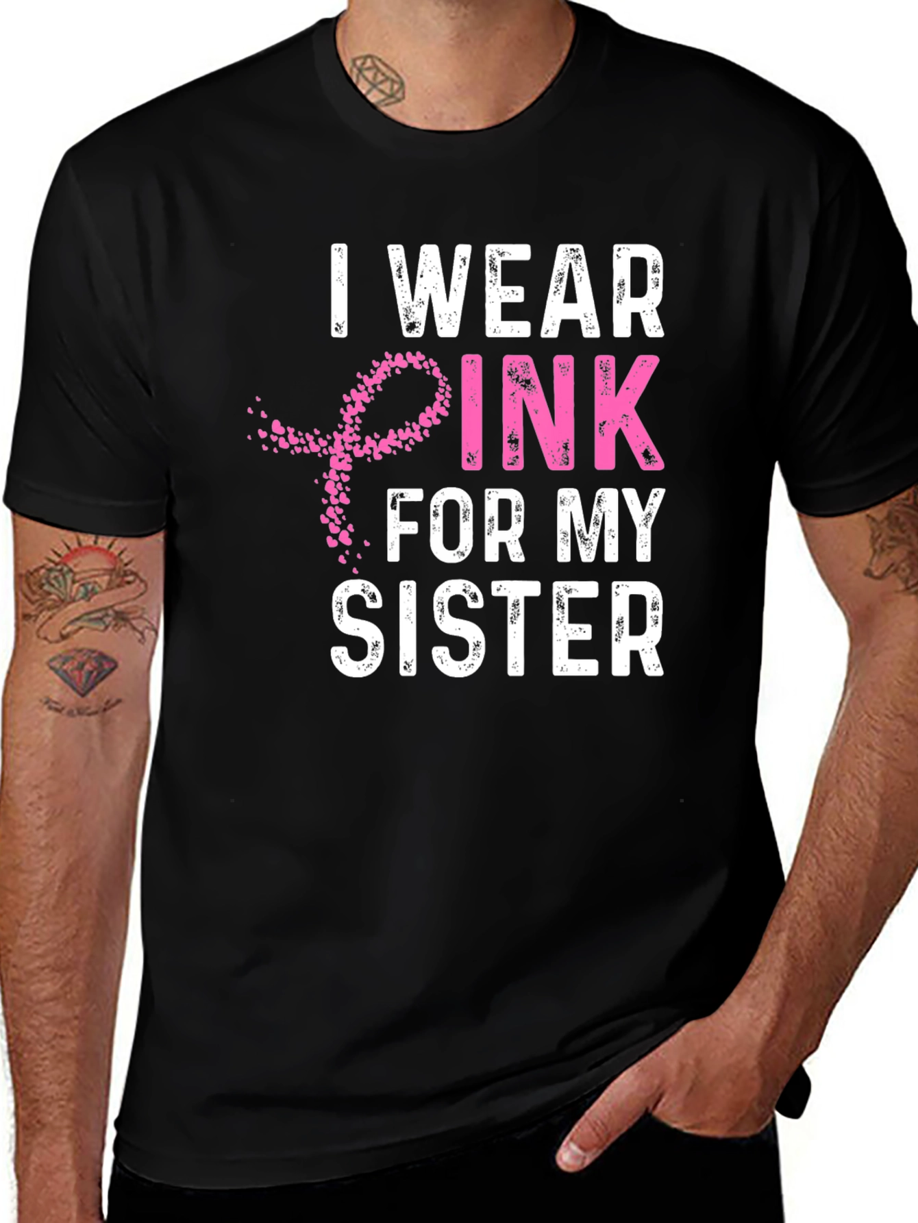 Variant 17 of I Wear Pink For My Sister T-Shirt