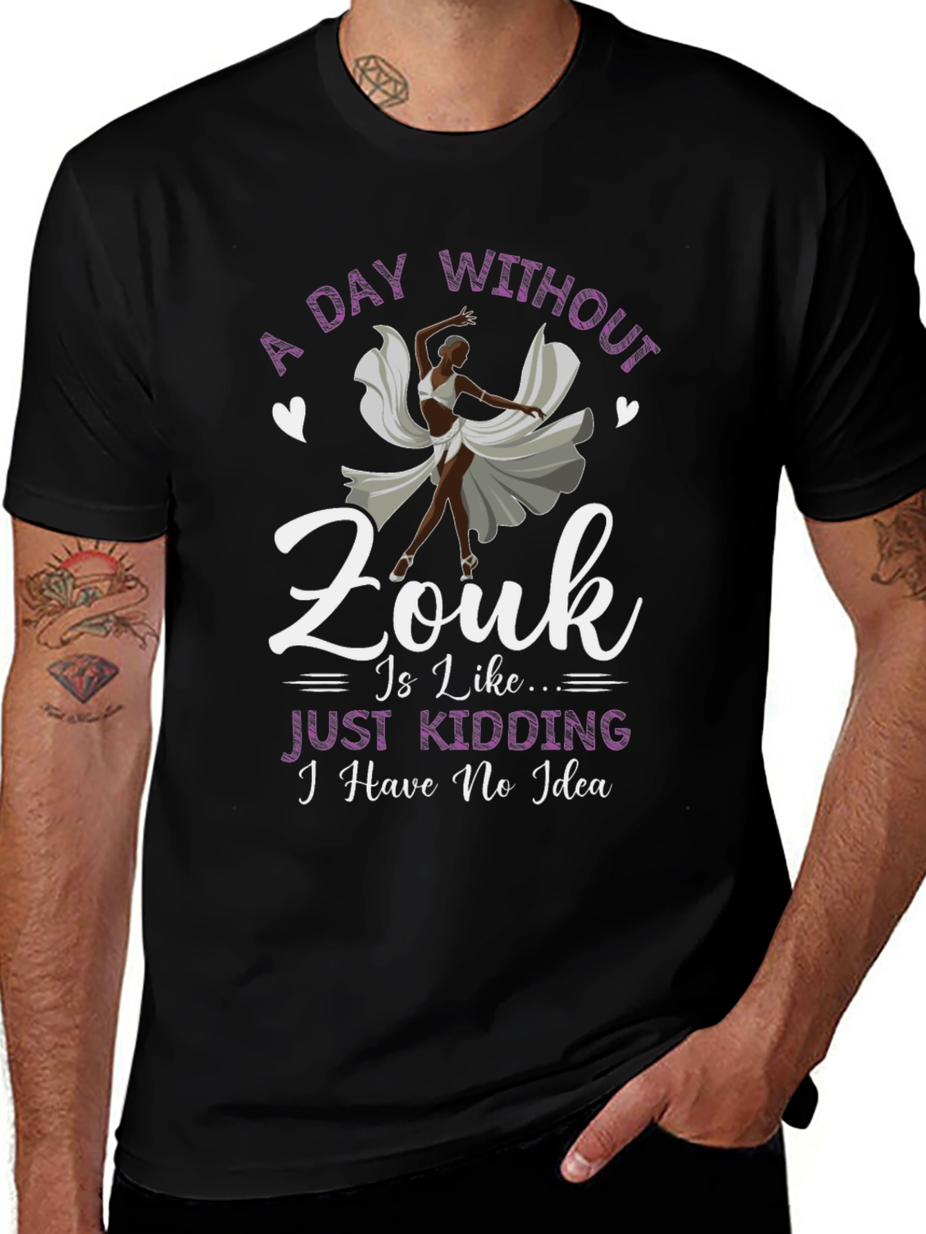 Zouk Dance T-Shirt: A Day Without Zouk Funny Tee