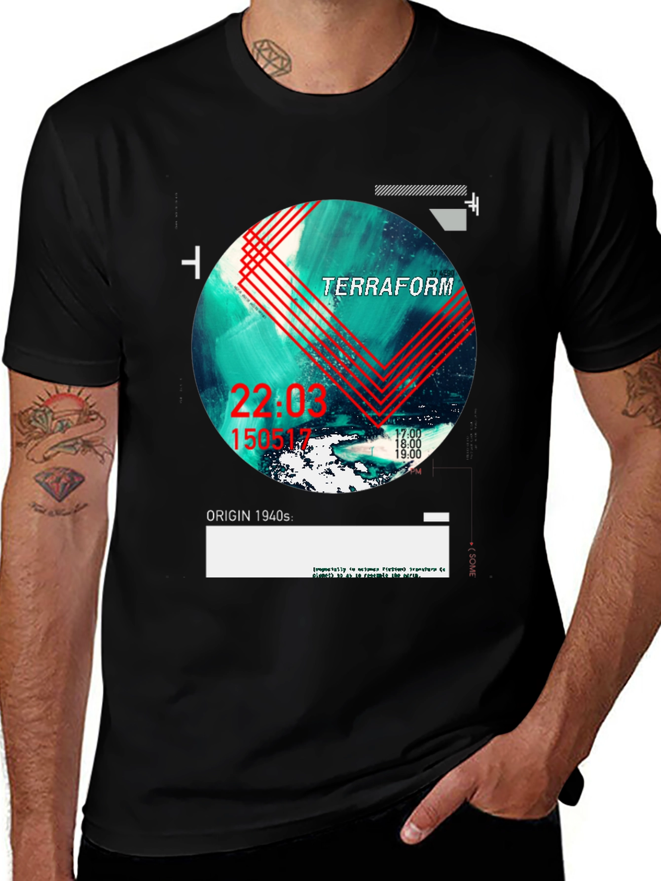 Variant 2 of Terraform Graphic Print Tee - Modern Style