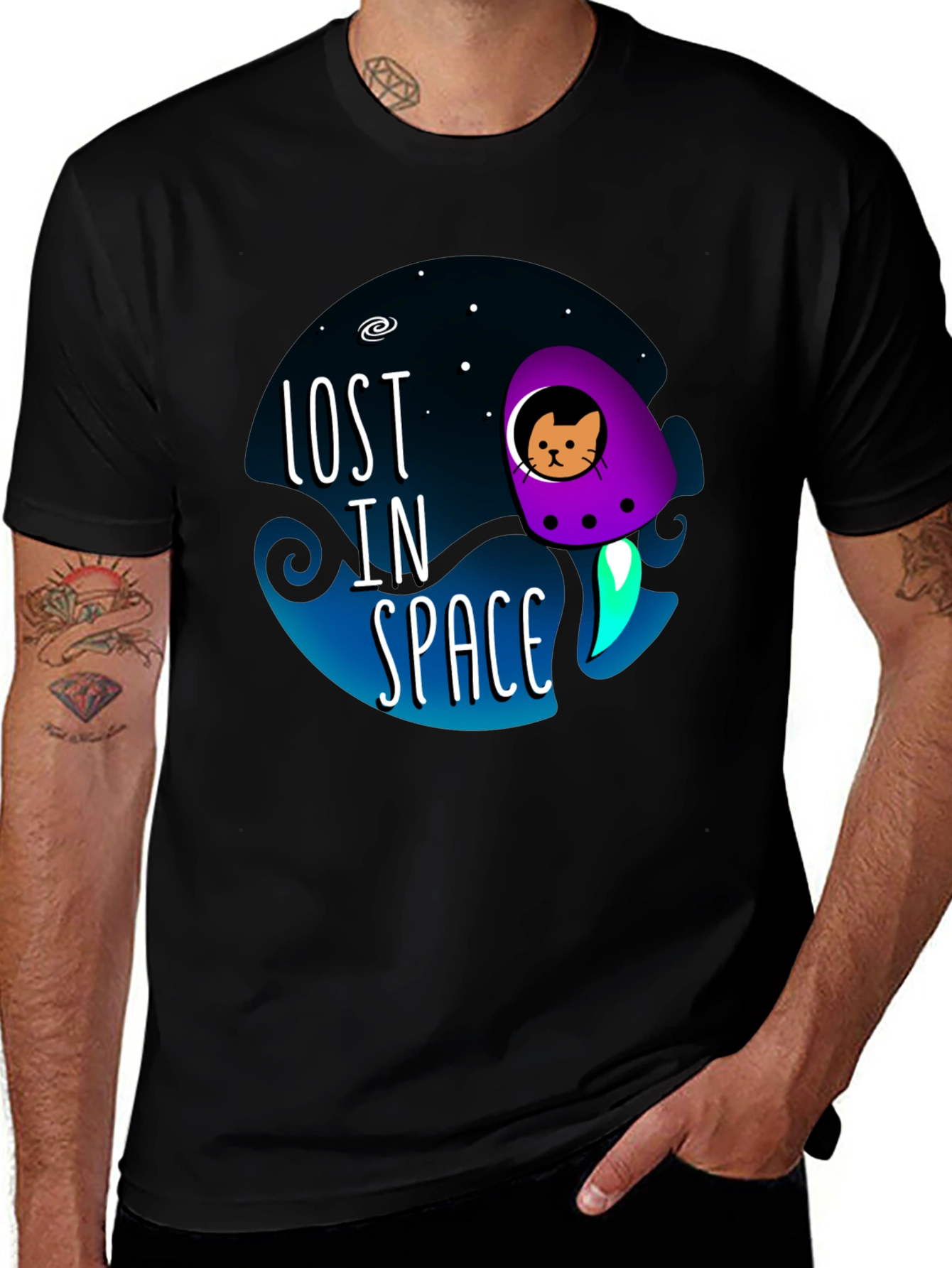 Variant 19 of Lost in Space Cat T-Shirt
