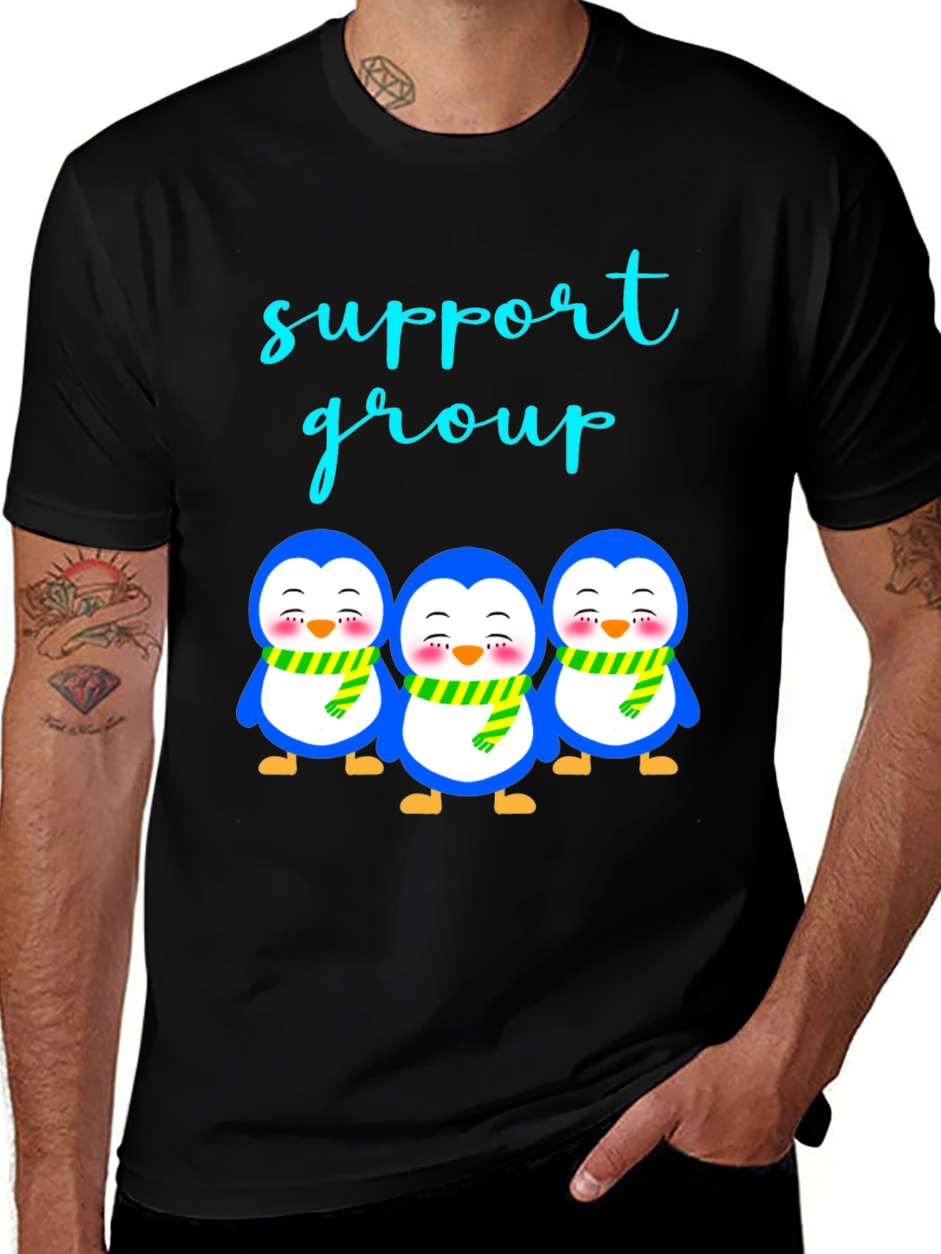 Variant 12 of Penguin Support Group T-Shirt
