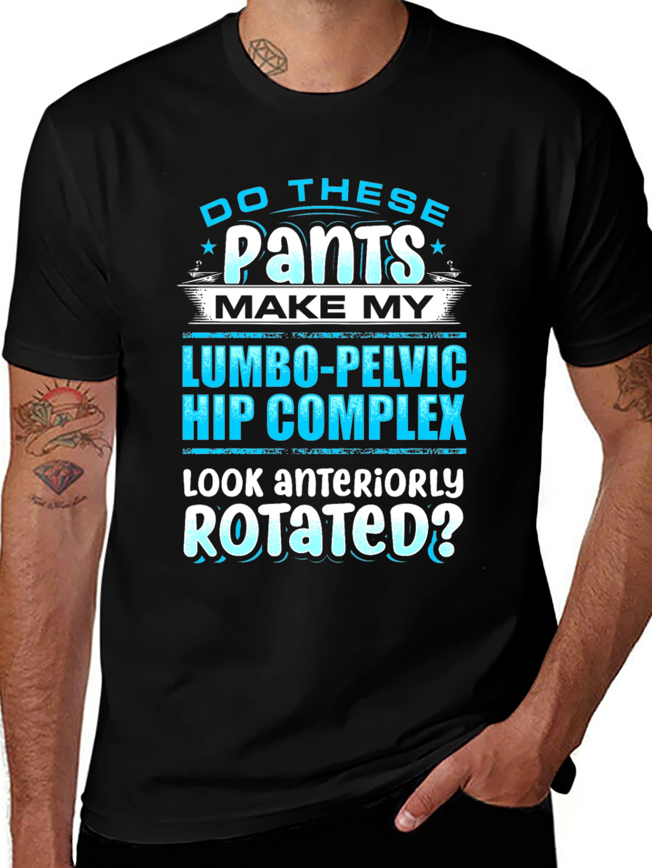 Variant 24 of Funny Lumbo-Pelvic Hip Complex T-Shirt