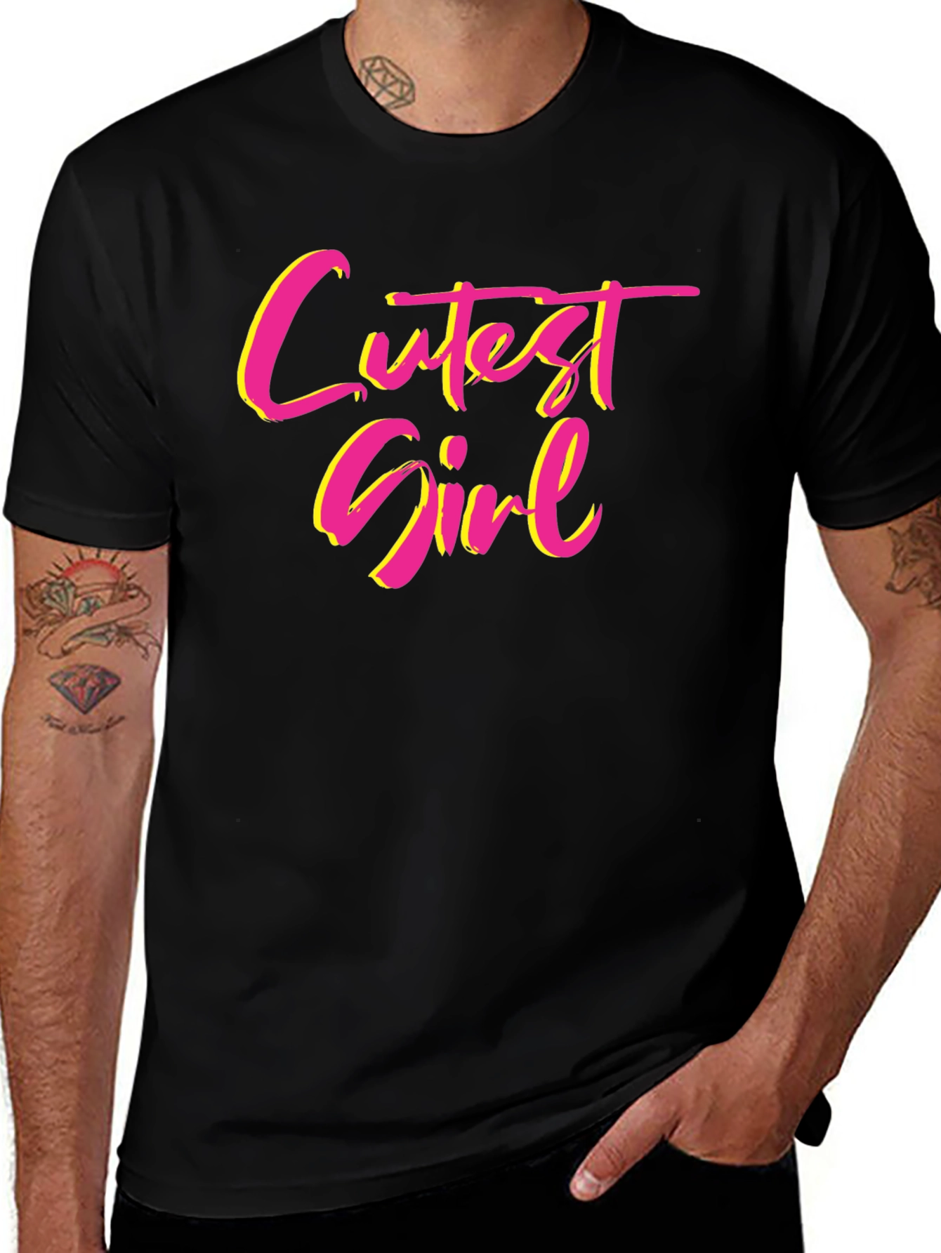Variant 10 of Cutest Girl Graphic T-Shirt - Fun & Stylish Tee