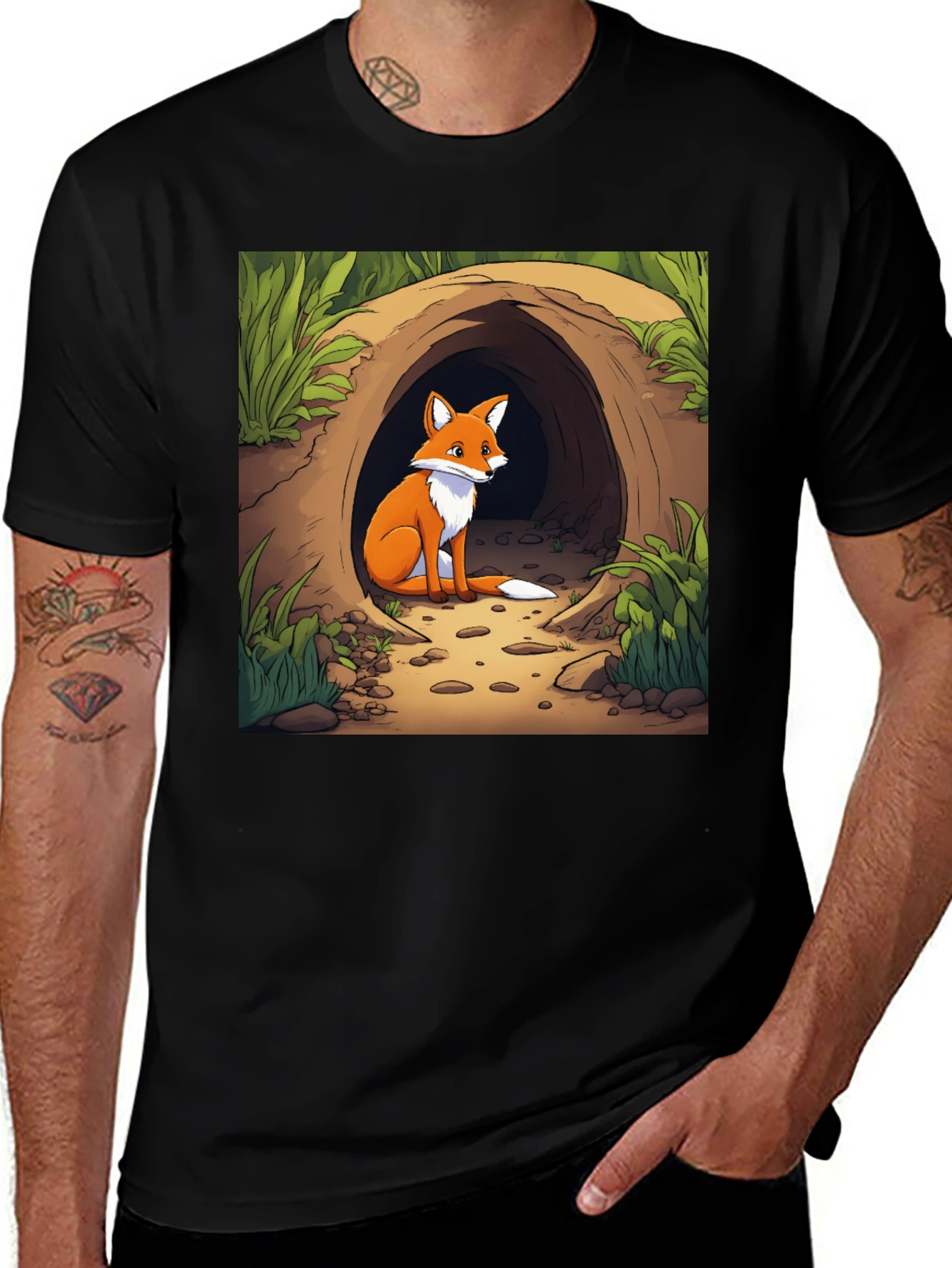 Variant 24 of Fox Burrow Graphic T-Shirt