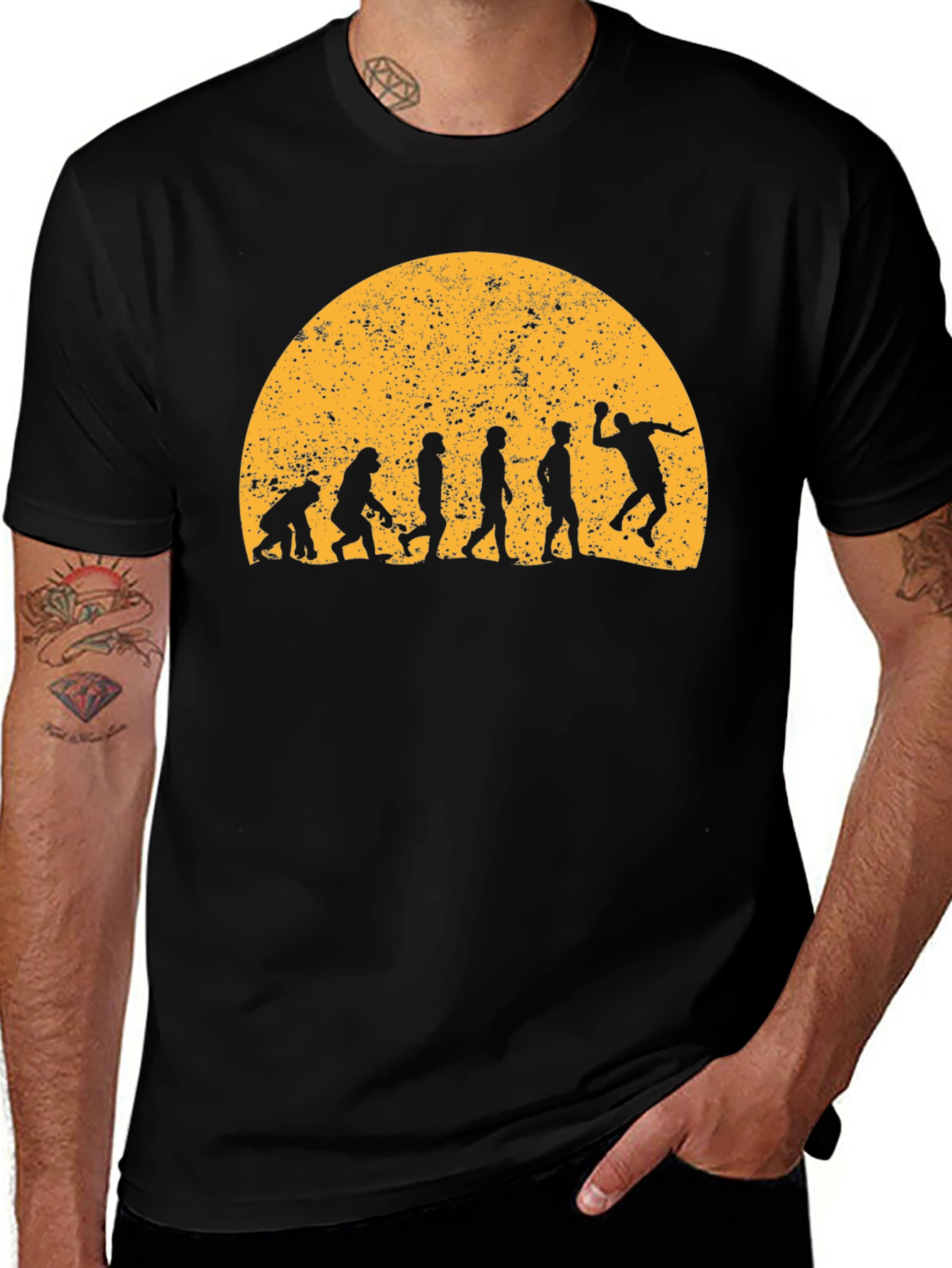 Variant 15 of Evolution Handball T-Shirt - Black