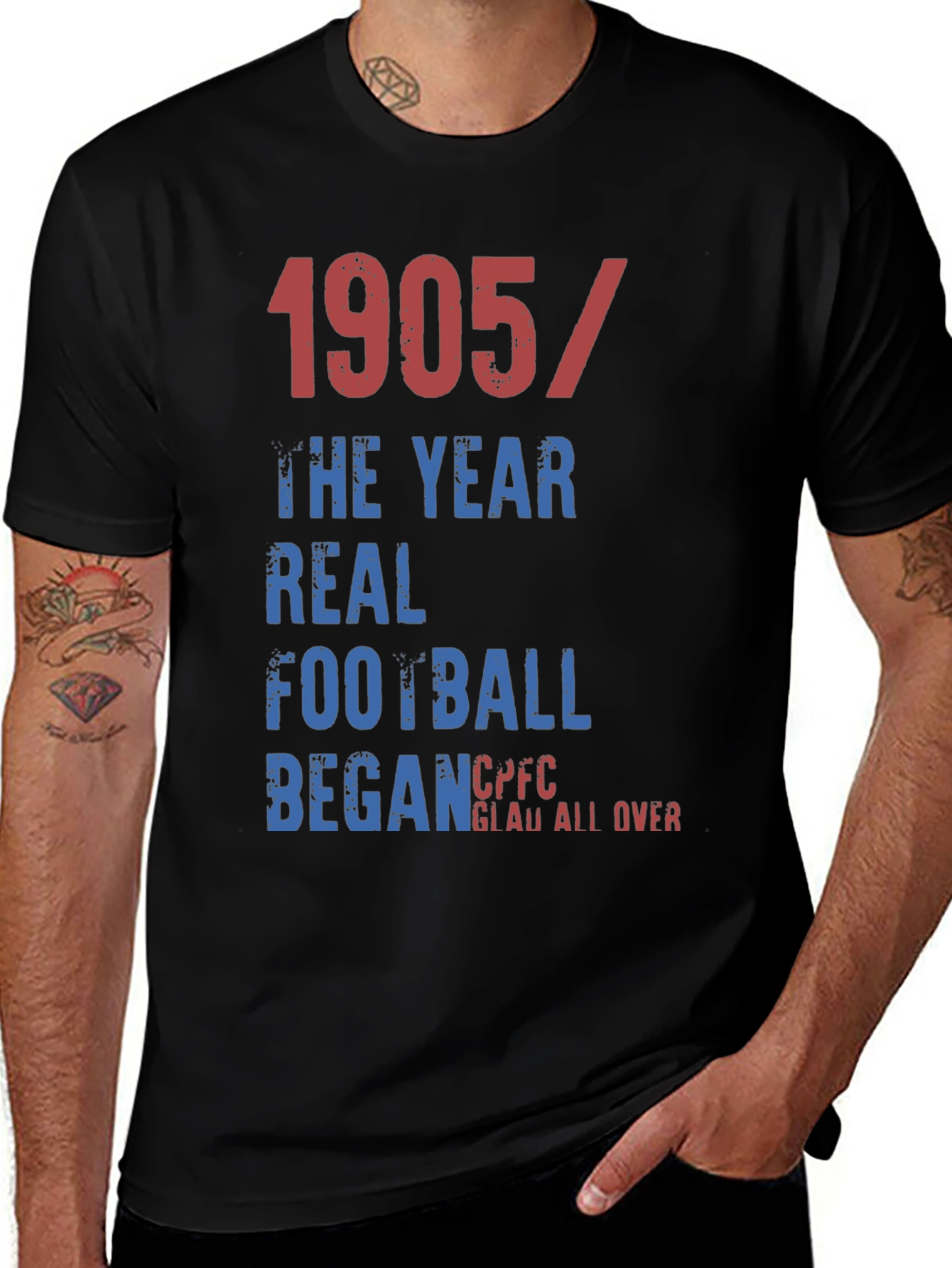 Variant 22 of 1905 Real Football T-Shirt - CPFC Glau All Over