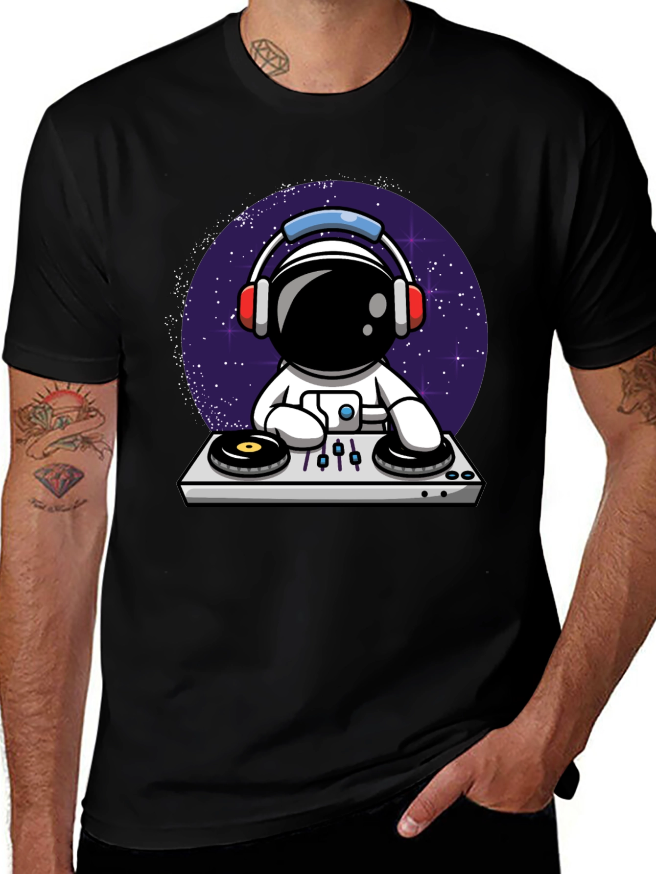 Variant 23 of DJ Astronaut T-Shirt - Space Music Vibes