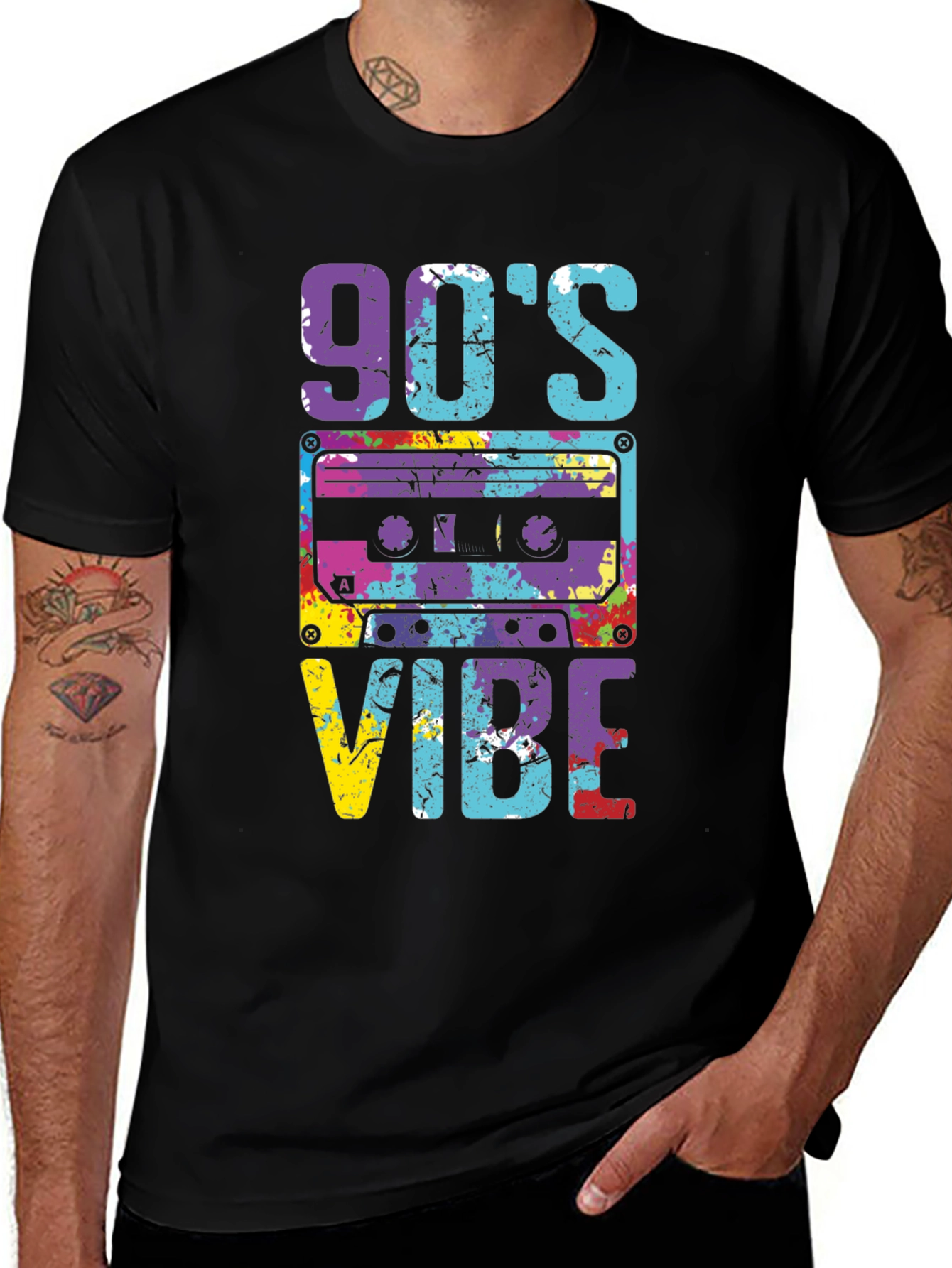 90's Vibe Cassette Tape Graphic T-Shirt