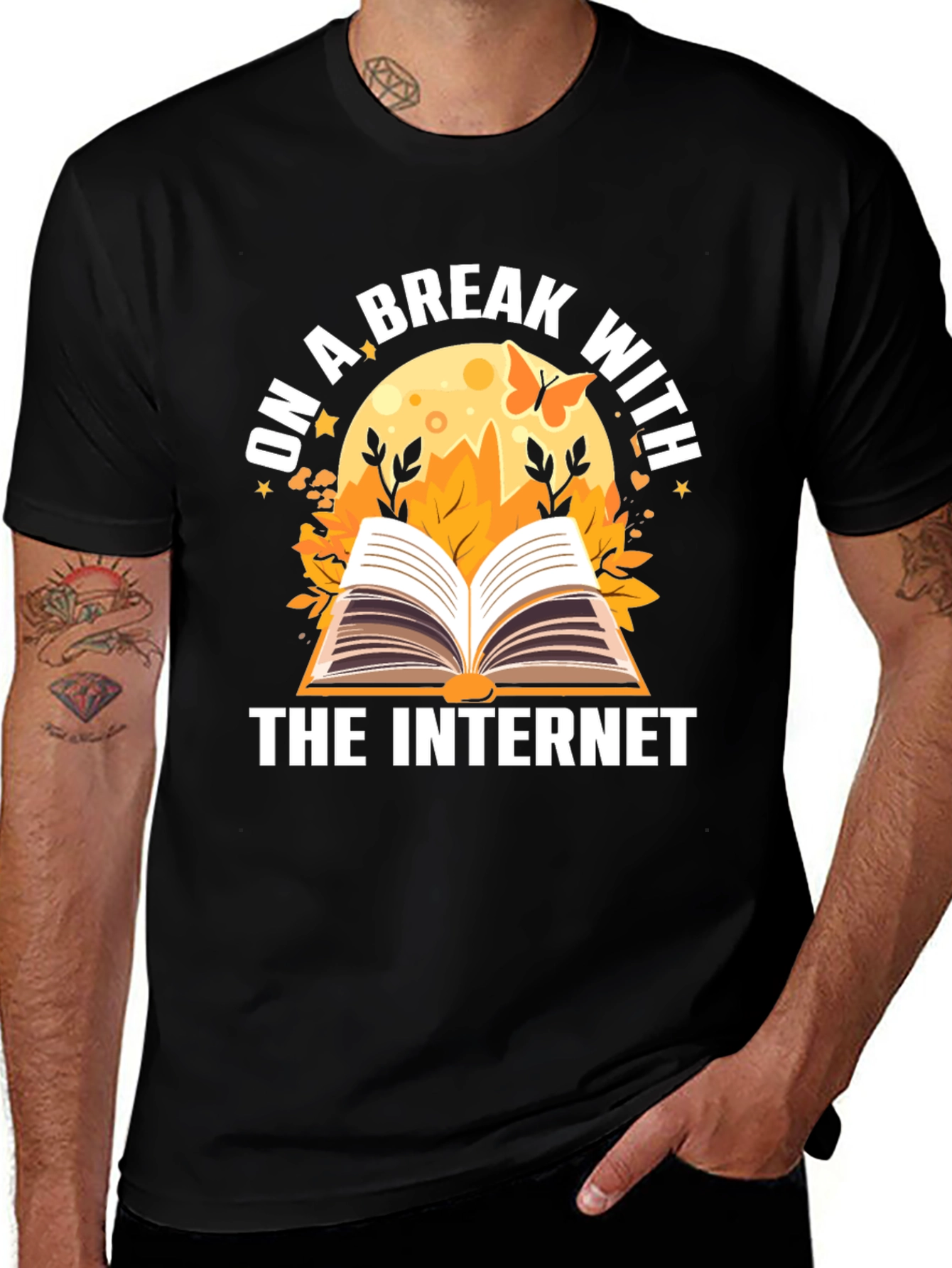 Variant 19 of On A Break With The Internet Graphic Tee