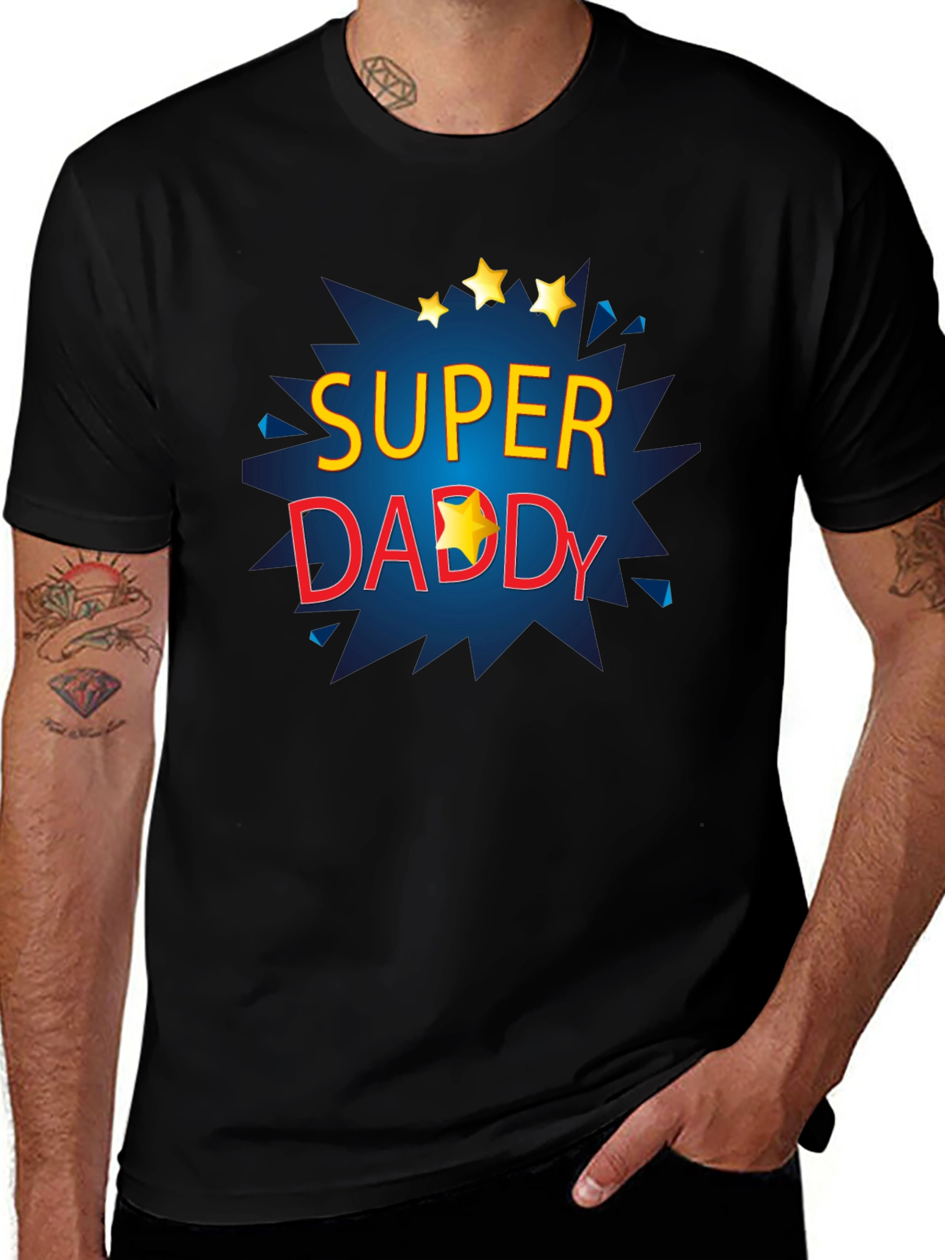 Variant 13 of Super Daddy T-Shirt - Father's Day Gift
