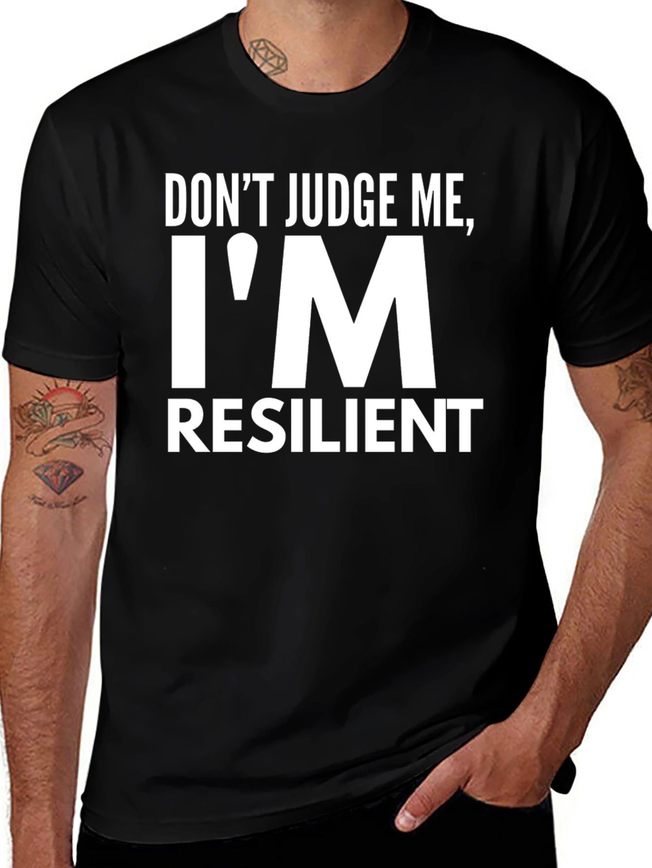 Variant 25 of Resilient Statement Graphic Tee