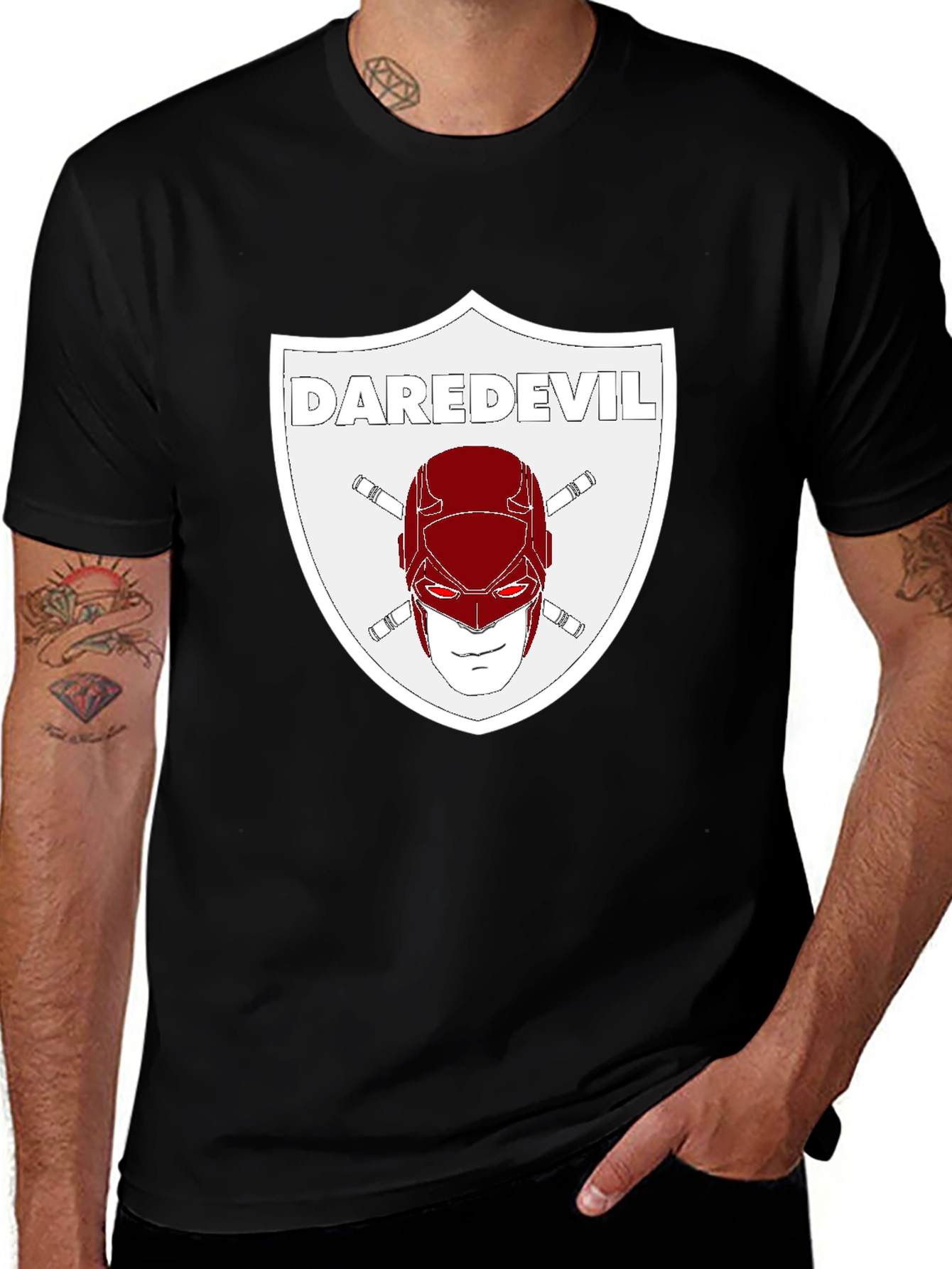 Daredevil Shield T-Shirt - Heroic Comfort