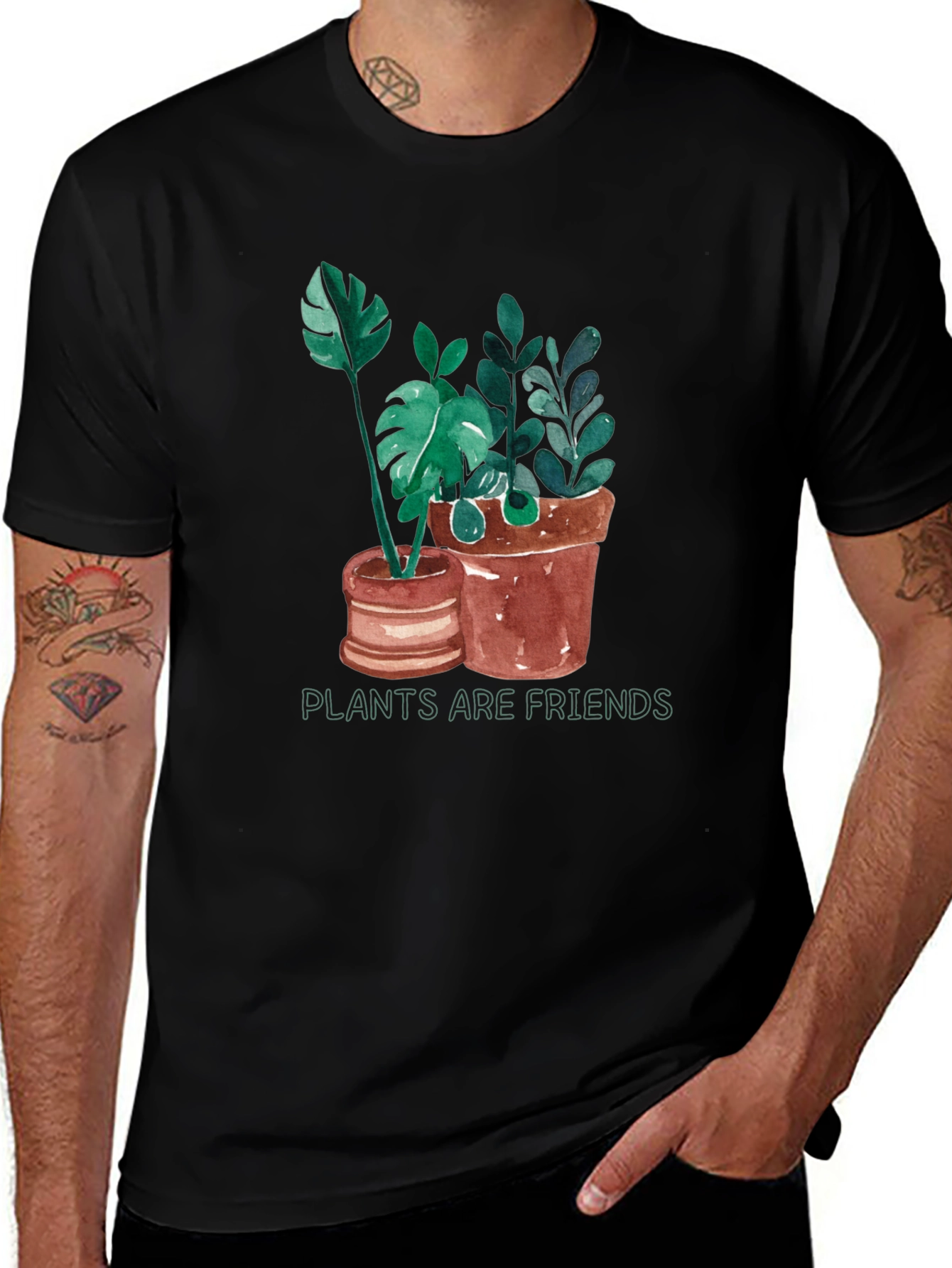 Variant 9 of Plants Are Friends Graphic T-Shirt