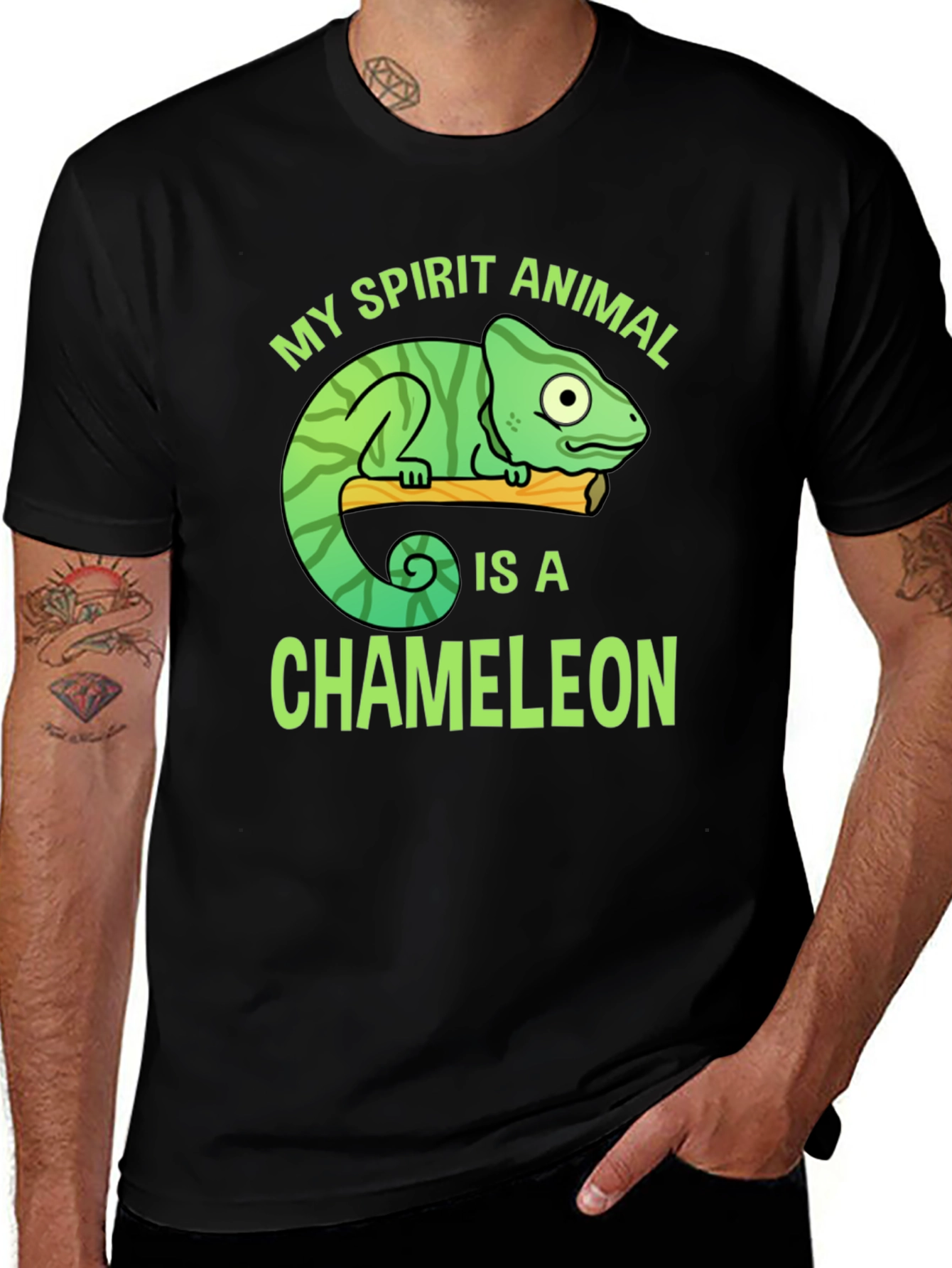 Variant 16 of My Spirit Animal Chameleon T-Shirt - Unique Design