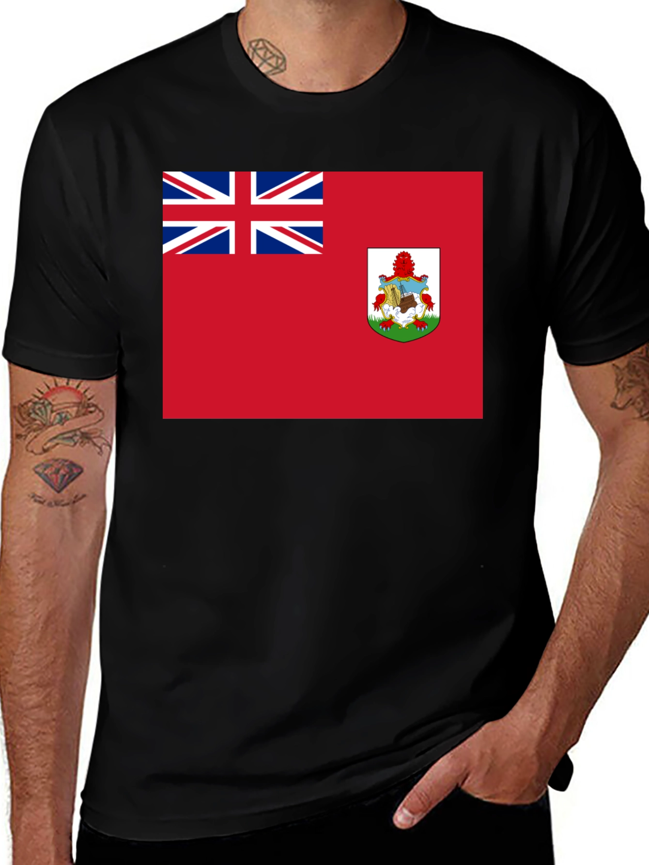 Bermuda Flag Graphic T-Shirt