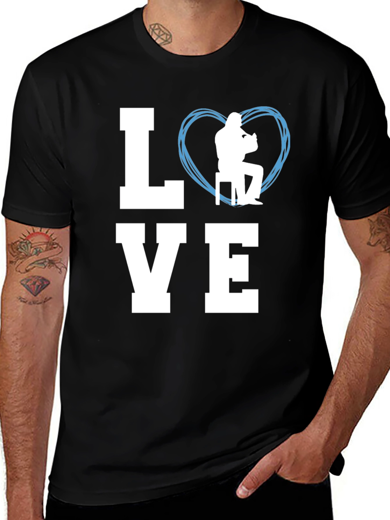 Variant 9 of Love to Read Graphic T-Shirt - Black