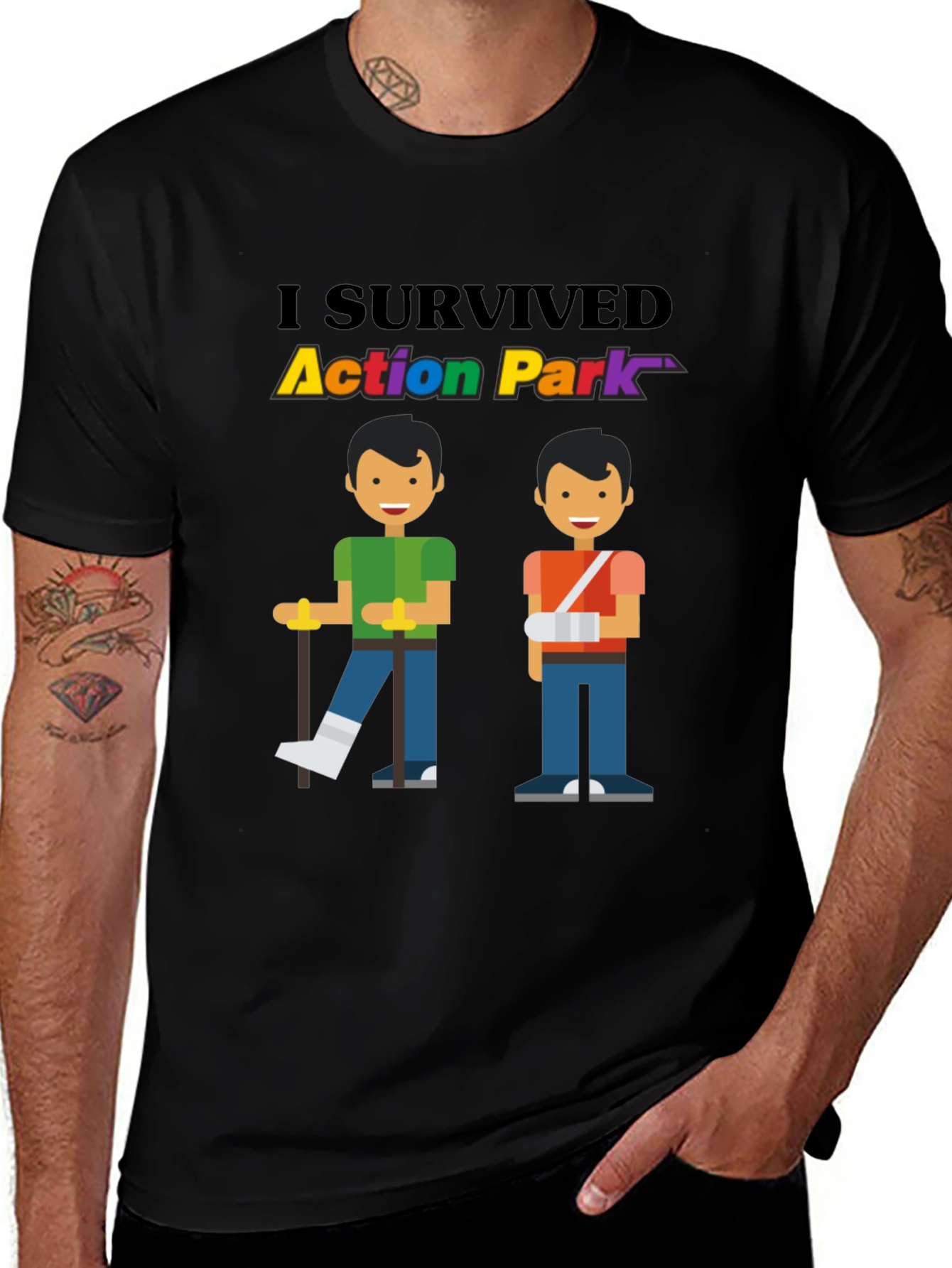 Variant 26 of I Survived Action Park Graphic T-Shirt