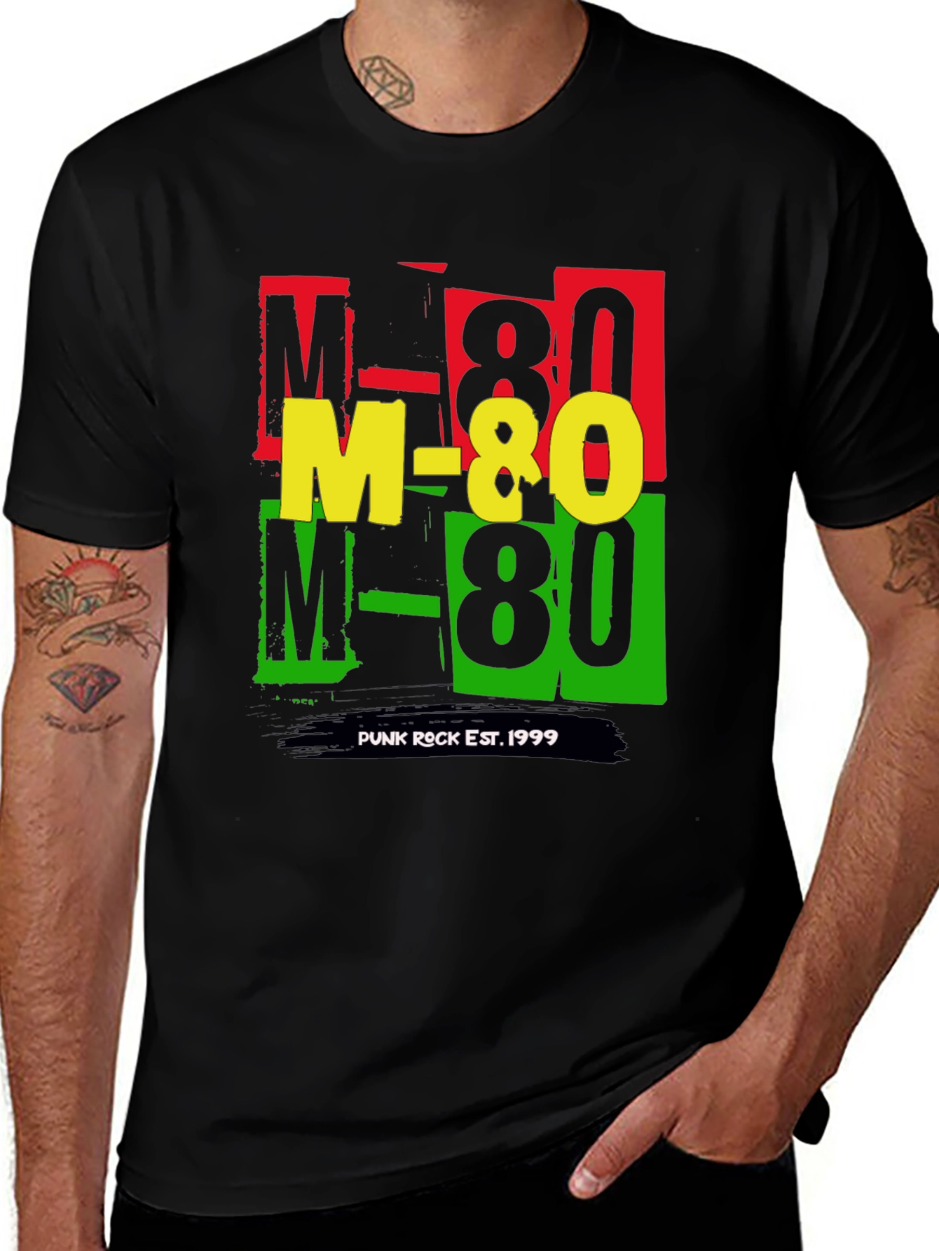 Variant 22 of M-80 Punk Rock Est. 1999 Graphic Tee