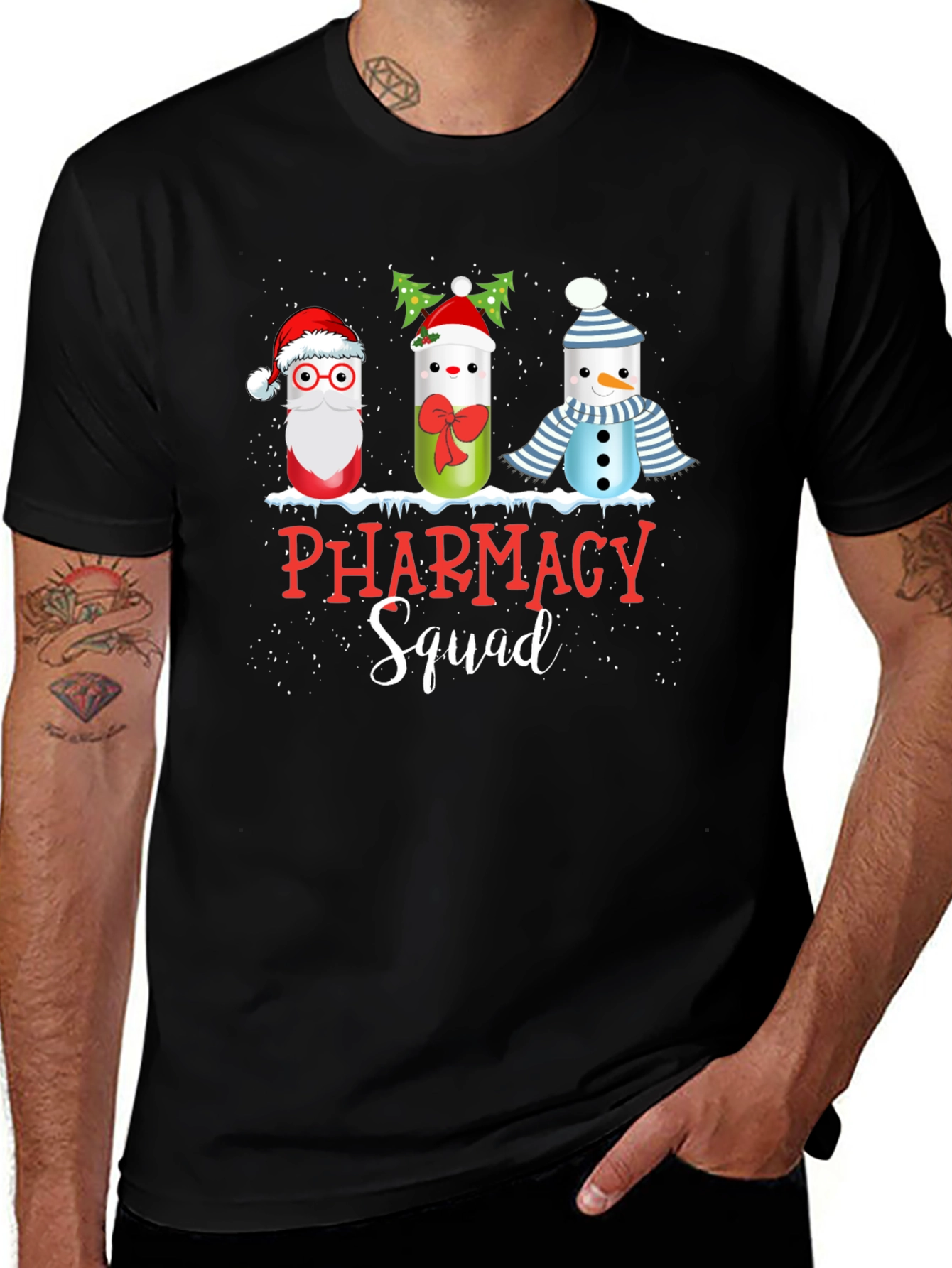 Pharmacy Squad Christmas T-Shirt