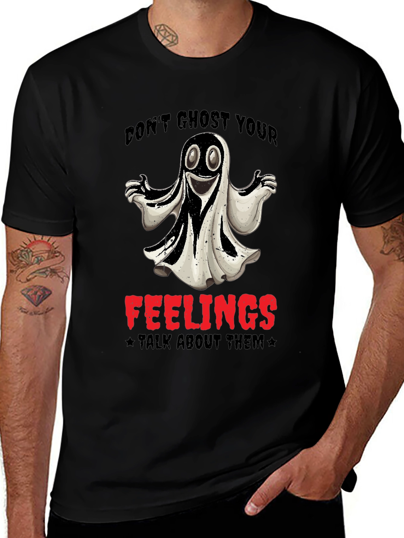 Variant 14 of Don't Ghost Your Feelings Graphic Tee