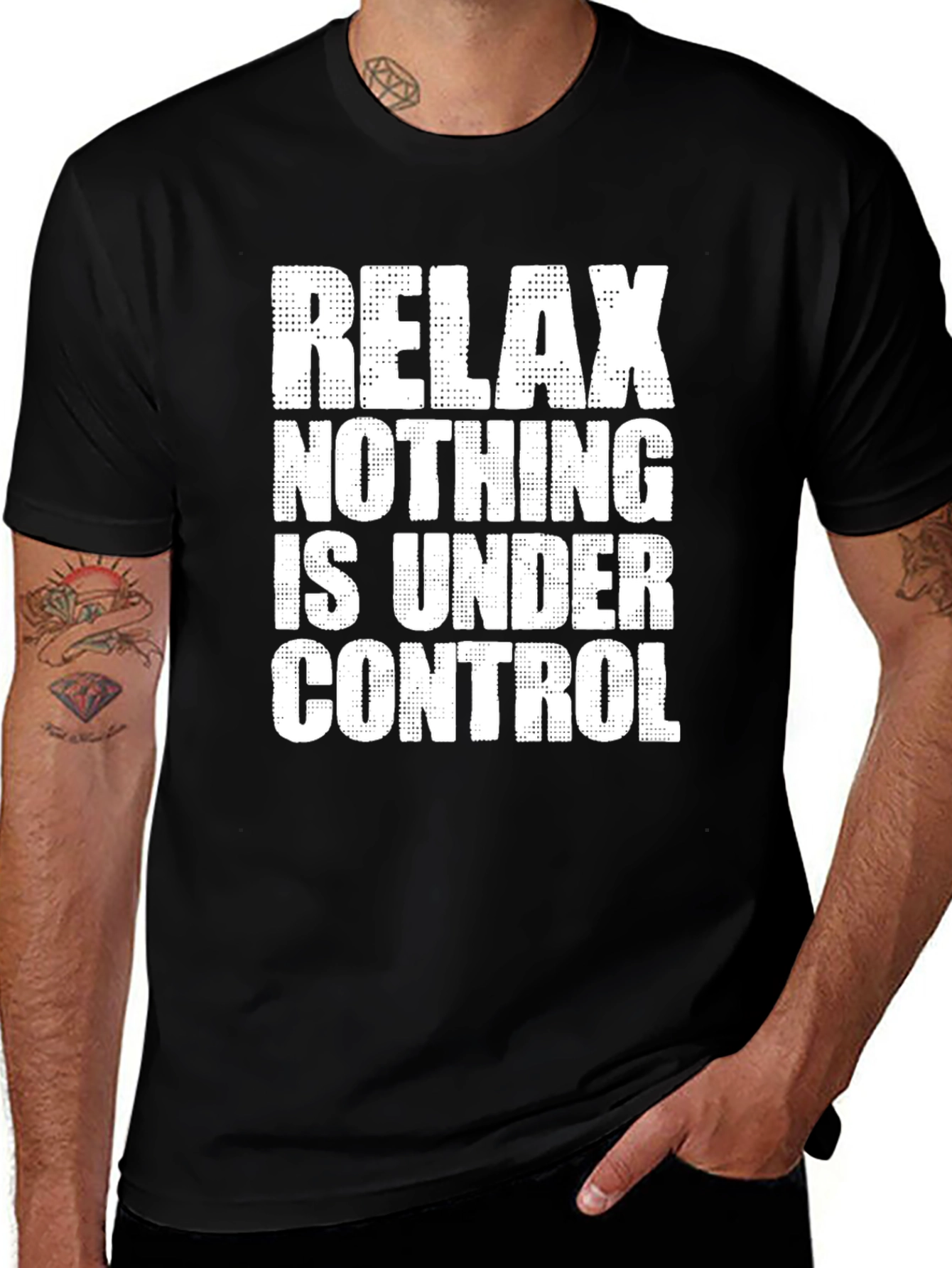 Variant 12 of Relax Nothing is Under Control Graphic Tee