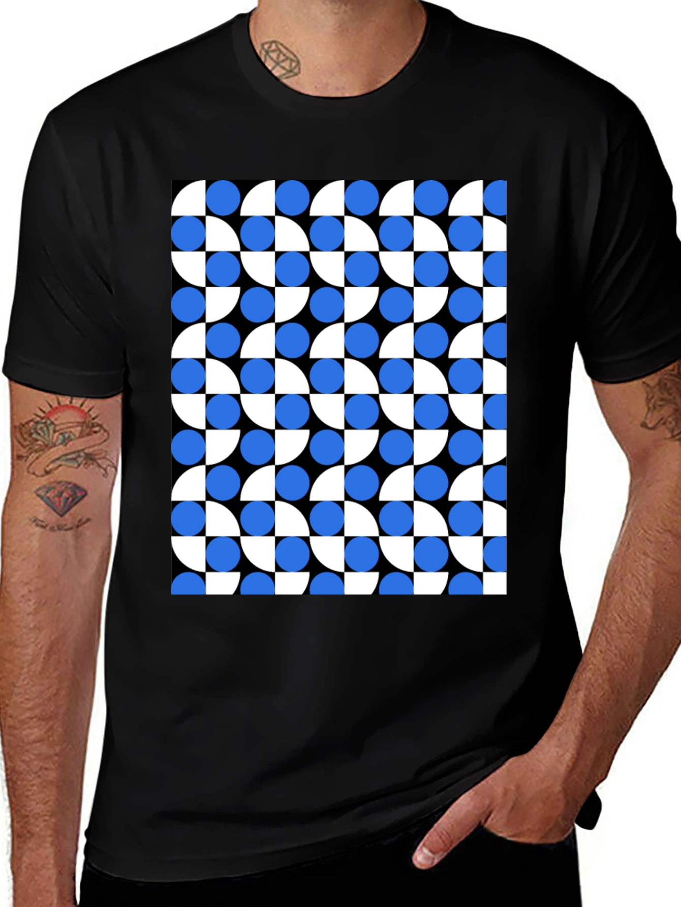 Variant 16 of Modern Geometric Pattern T-Shirt