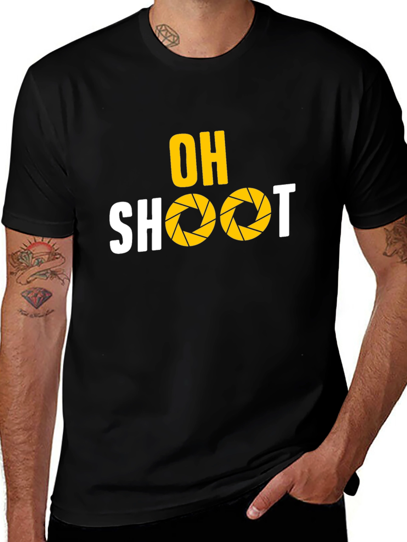 Variant 7 of Oh Shoot T-Shirt - Photography Humor Graphic Tee