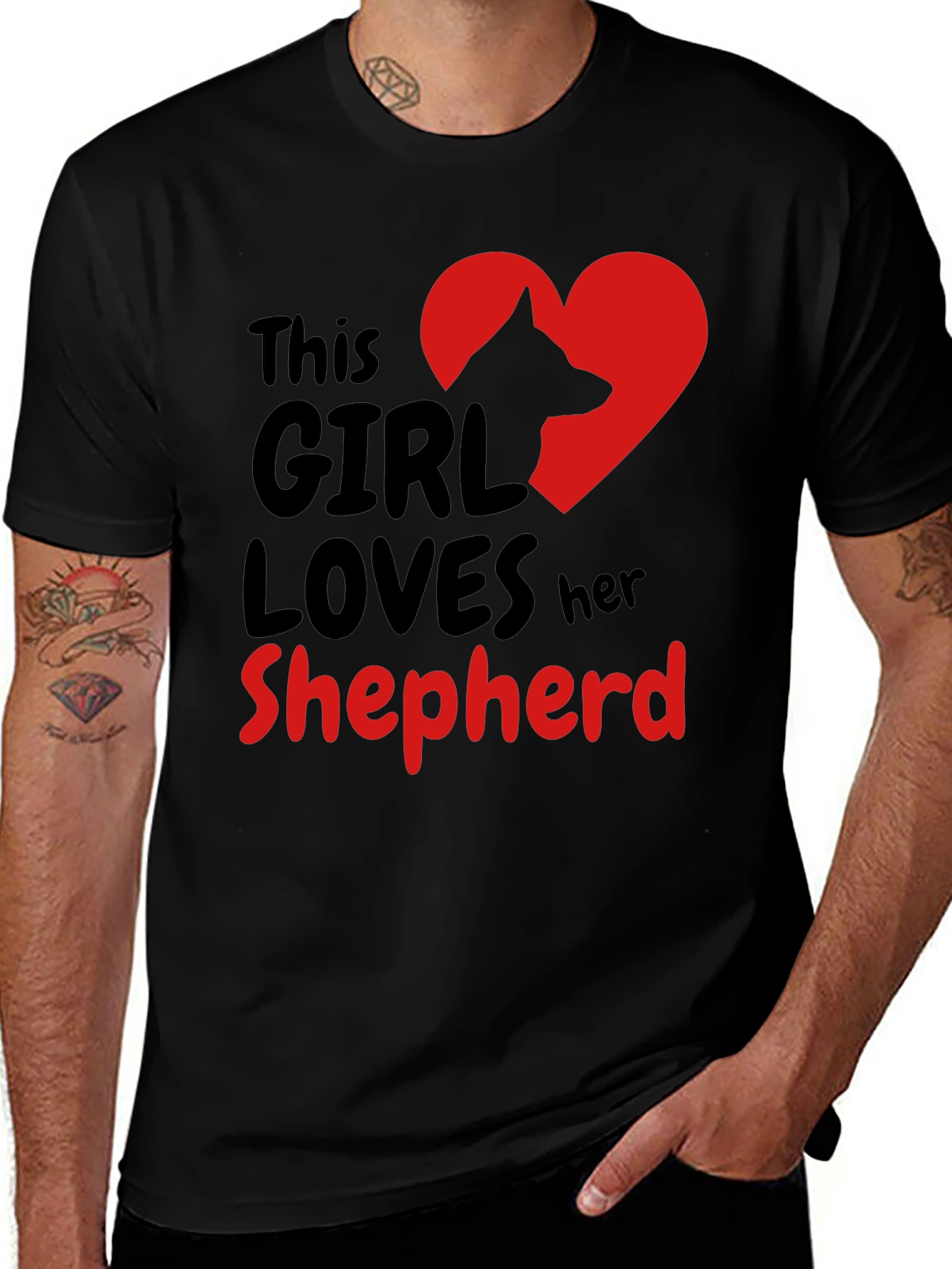 This Girl Loves Her Shepherd T-Shirt