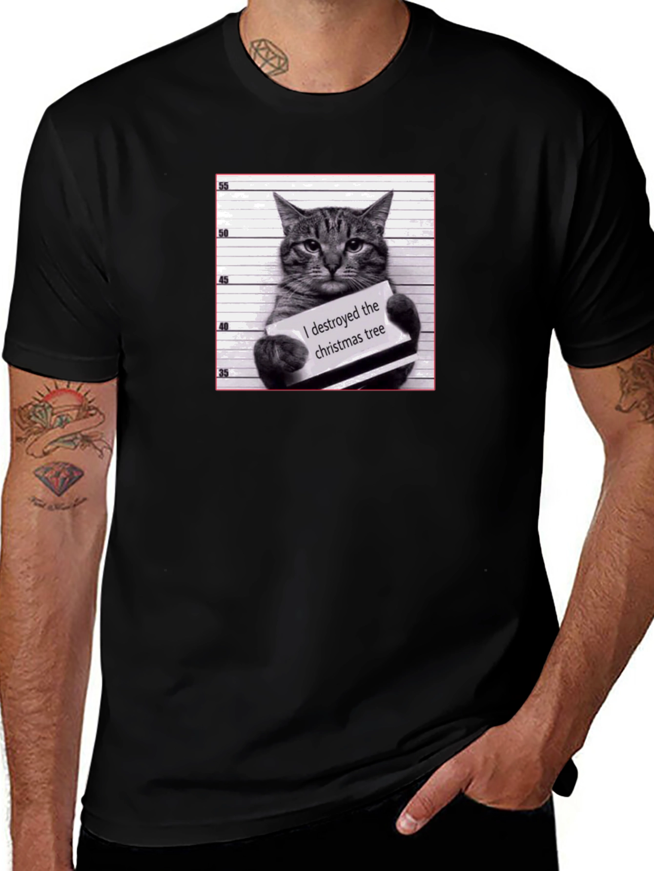 Variant 13 of Cat Mugshot T-Shirt
