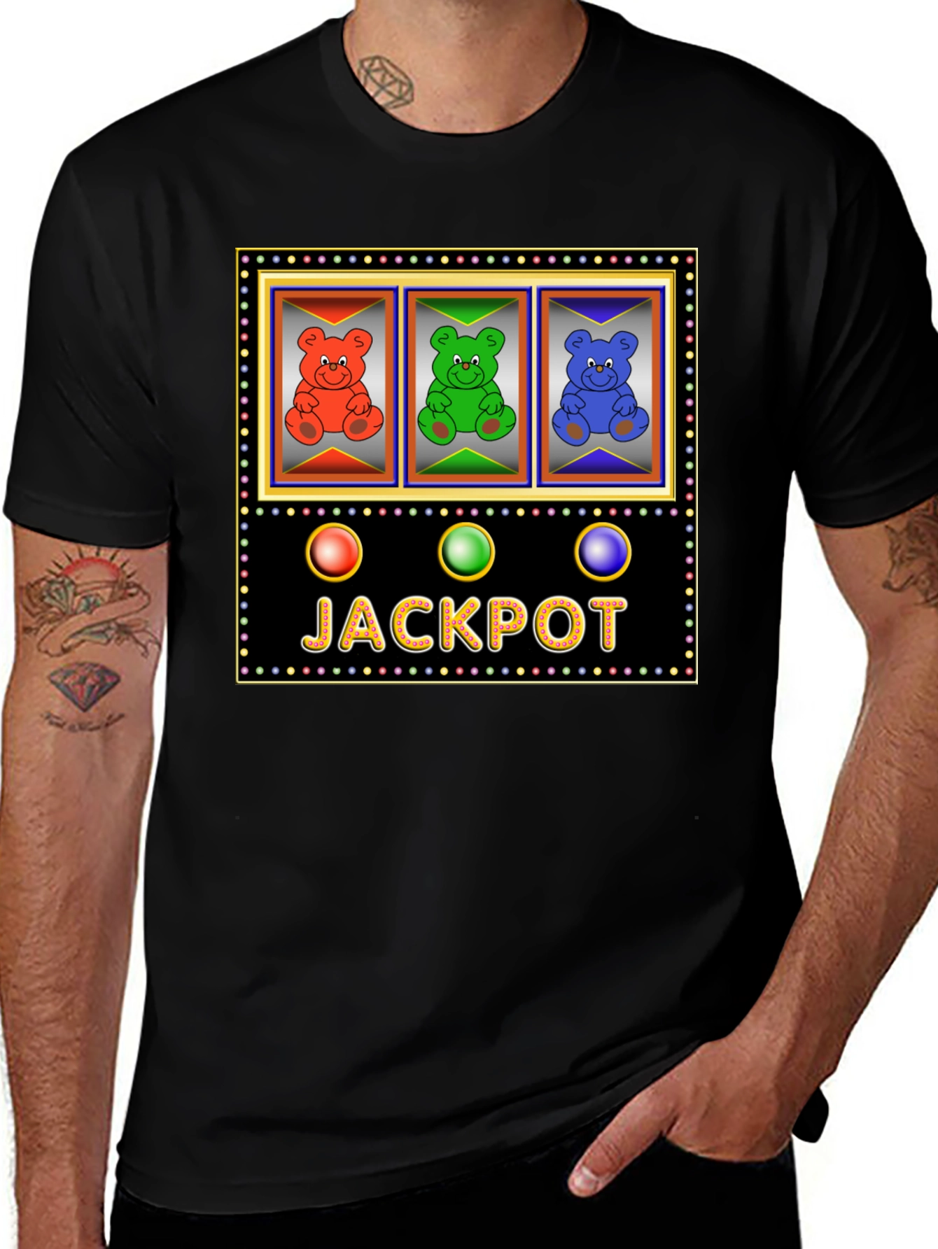 Variant 18 of Jackpot Bears Graphic T-Shirt