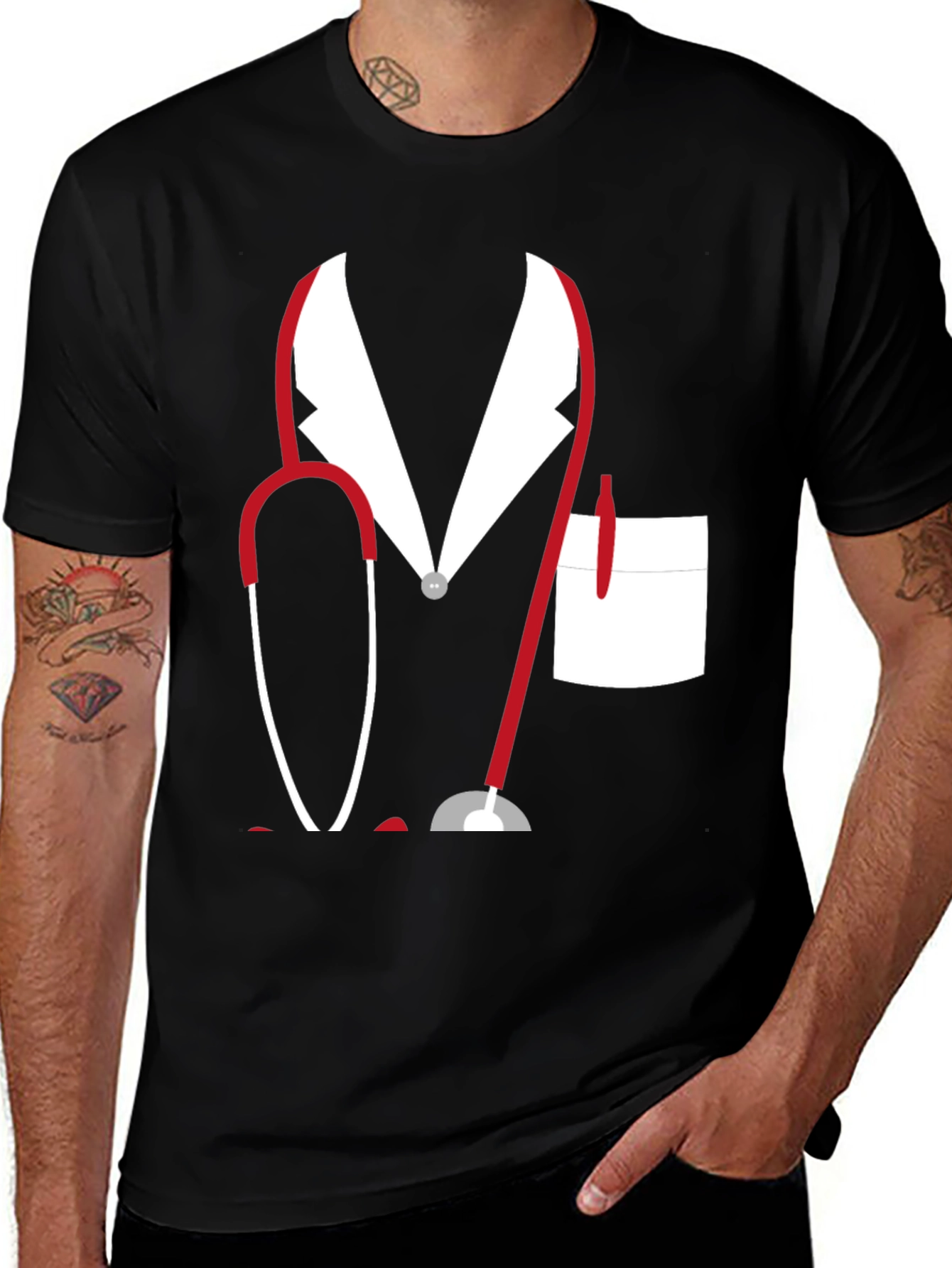 Variant 13 of Doctor Costume T-Shirt - Funny Doctor Design