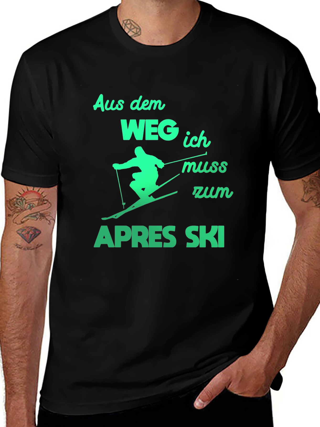 Variant 14 of Apres Ski T-Shirt - Skiing Humor Tee