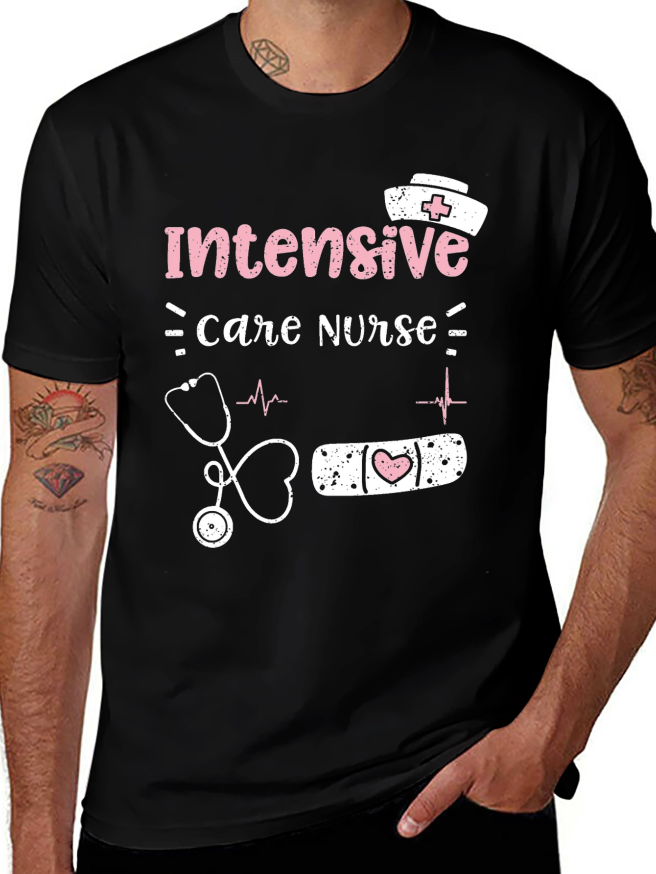 Intensive Care Nurse T-Shirt - Medical Staff Tee