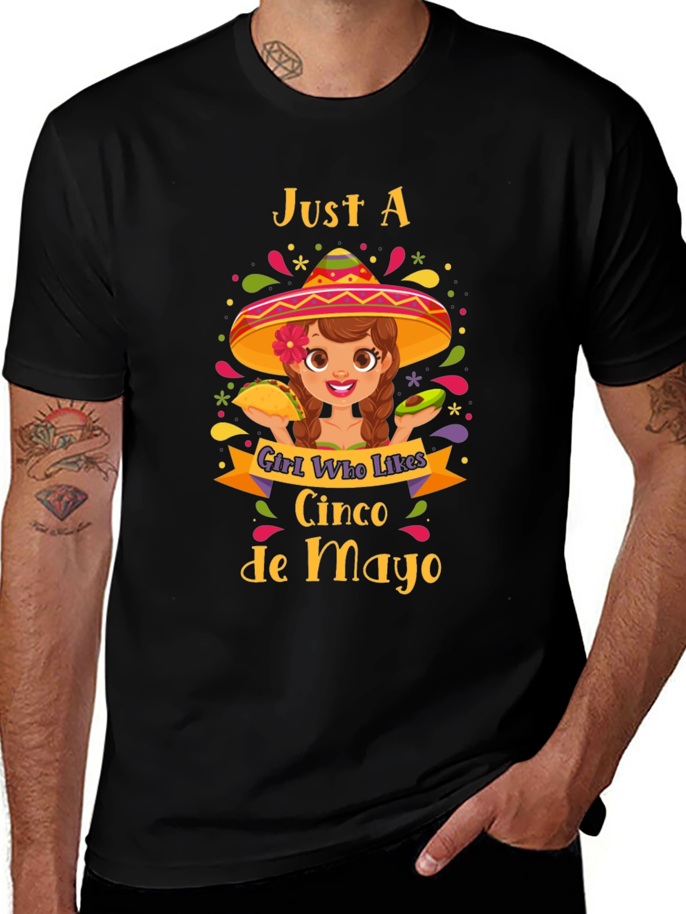 Cinco de Mayo Girl's Graphic T-Shirt