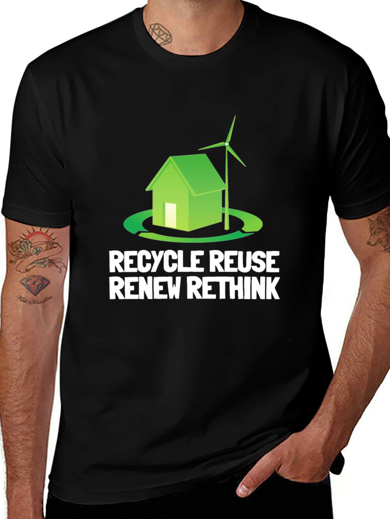 Eco-Friendly Recycle Reuse T-Shirt