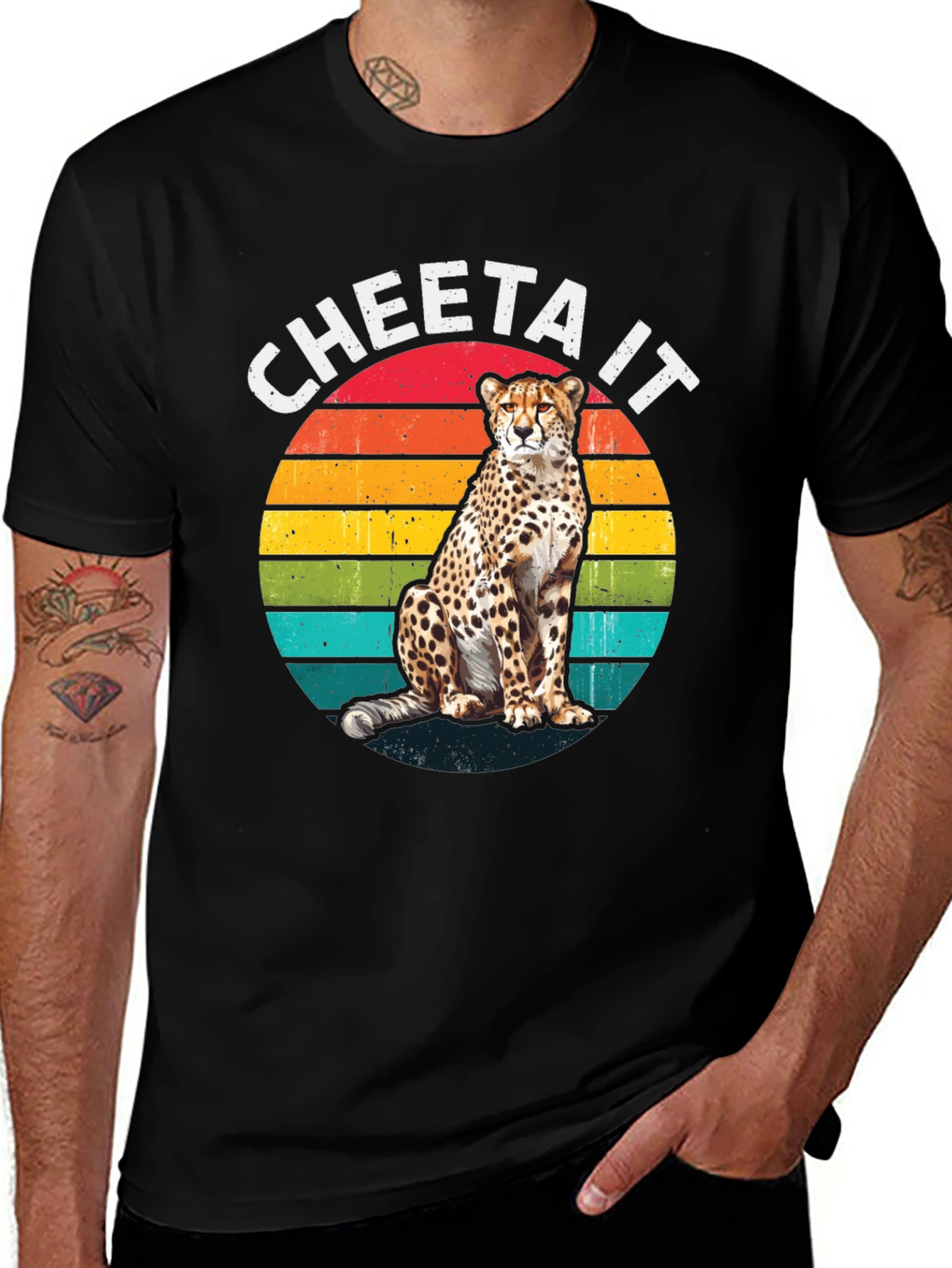 Variant 6 of Cheeta It Retro Graphic T-Shirt